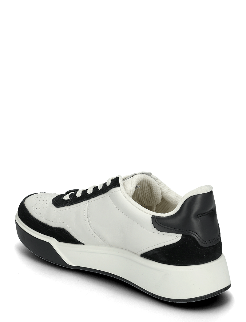 ECCO - STREET COURT M - niedriger schnitt - black/white/black - 2