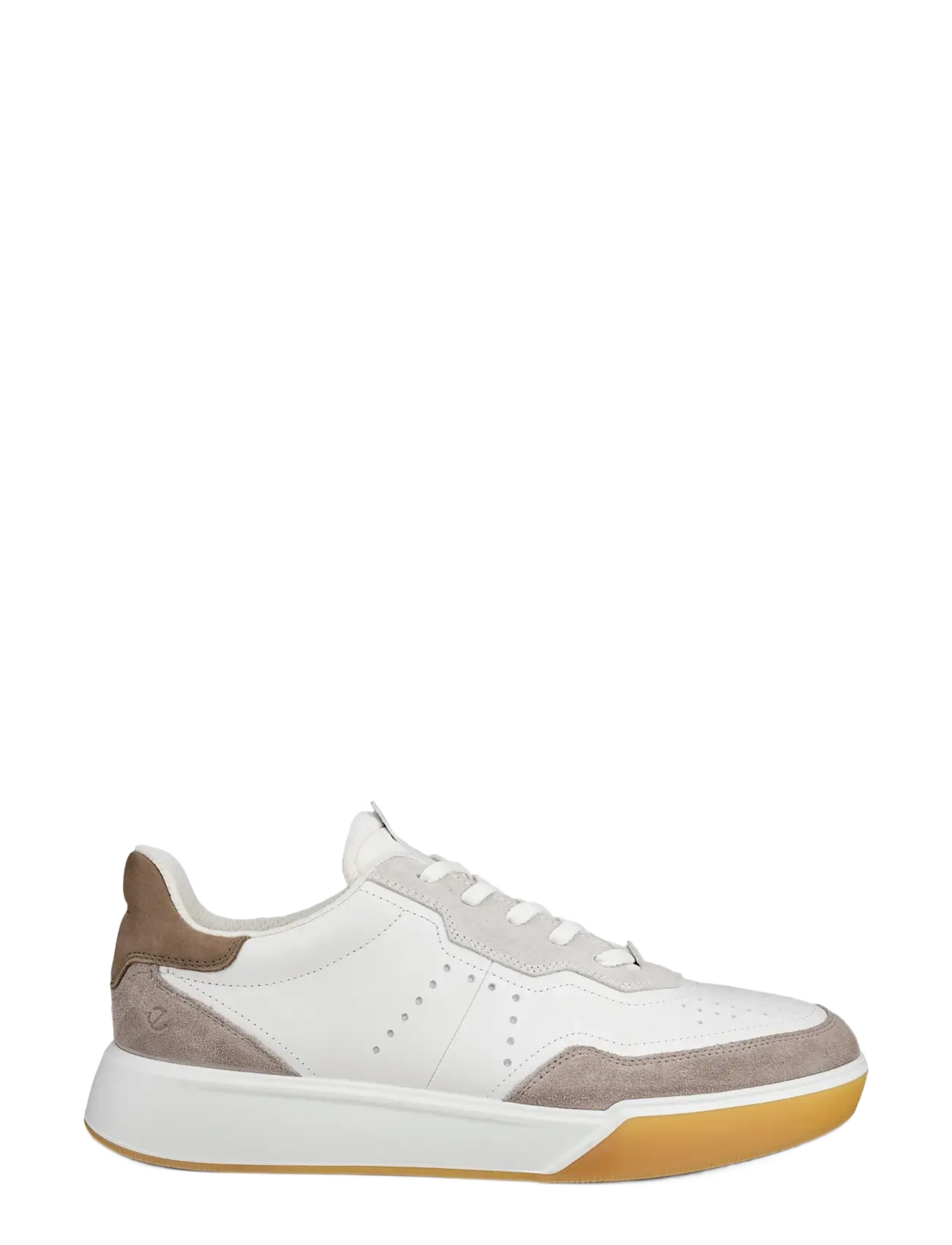 ECCO - STREET COURT M - low tops - moon rock/white/taupe - 1