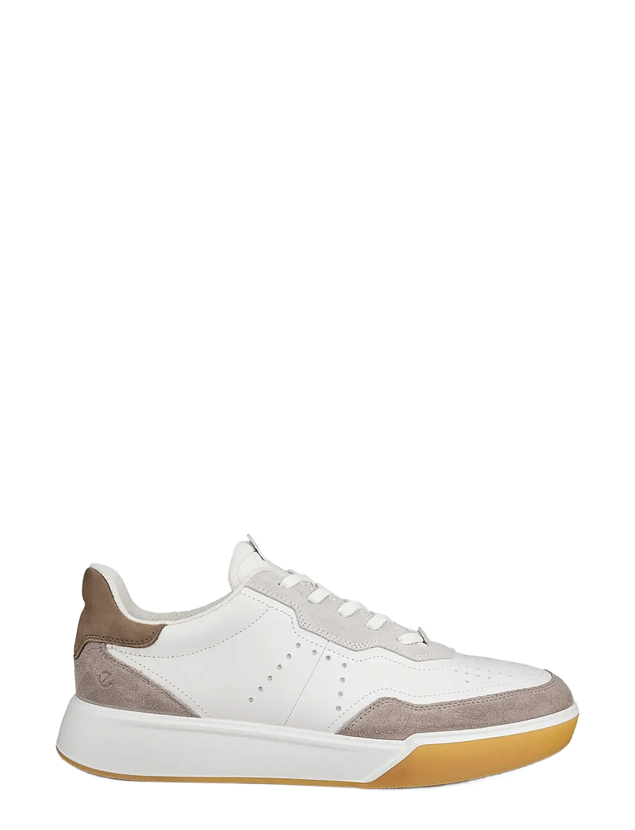 ECCO - STREET COURT M - niedriger schnitt - moon rock/white/taupe - 1