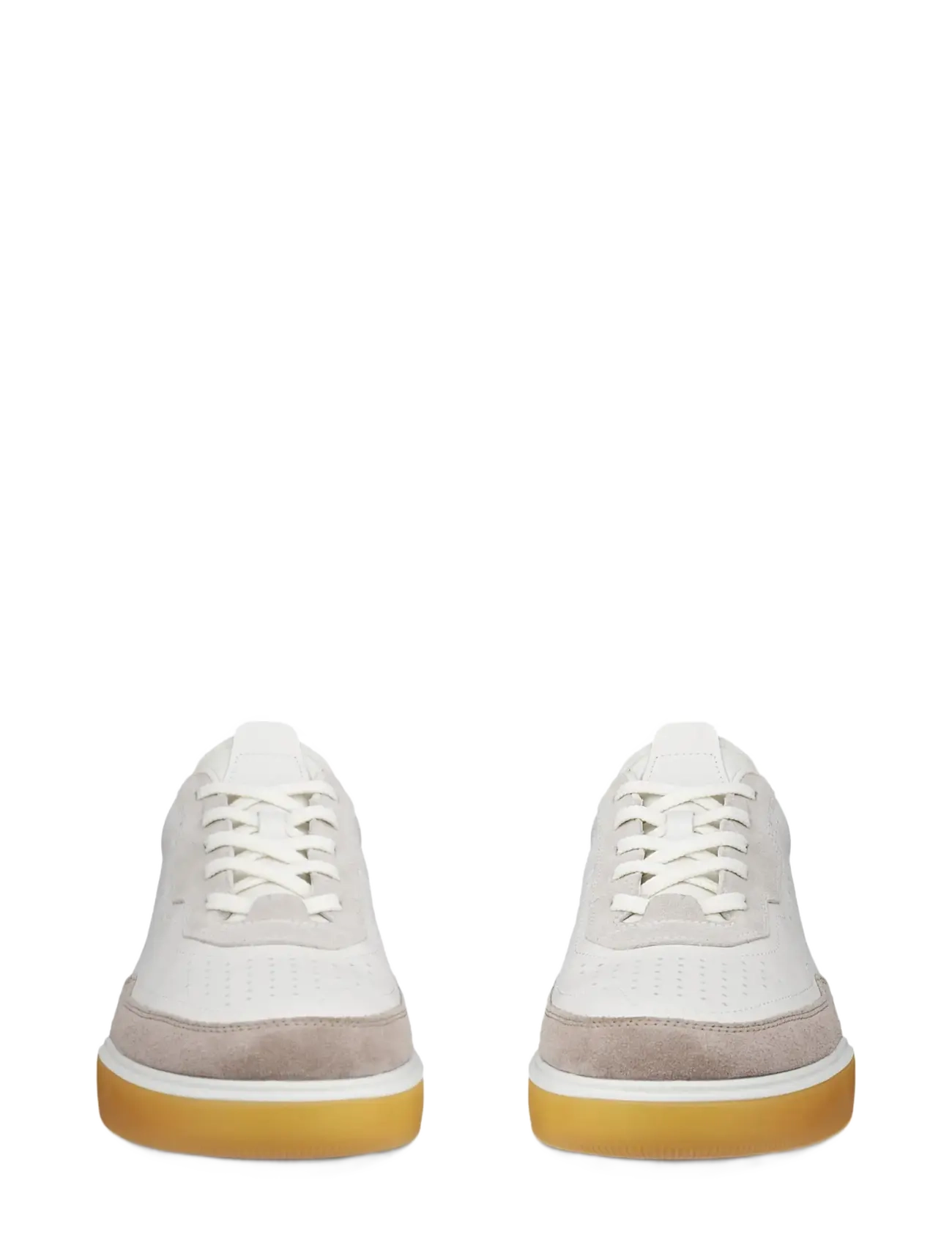 ECCO - STREET COURT M - low tops - moon rock/white/taupe - 4