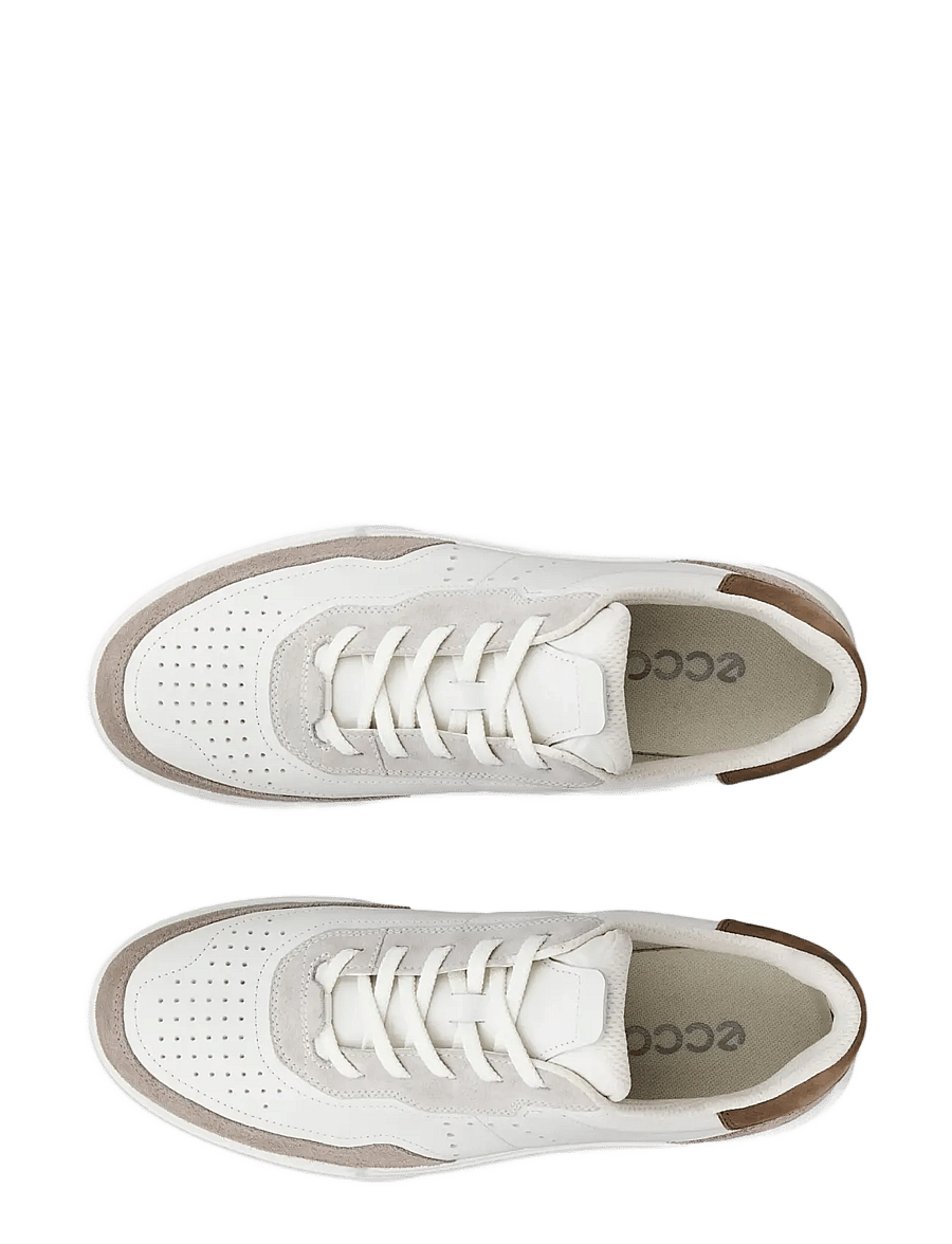 ECCO - STREET COURT M - niedriger schnitt - moon rock/white/taupe - 5