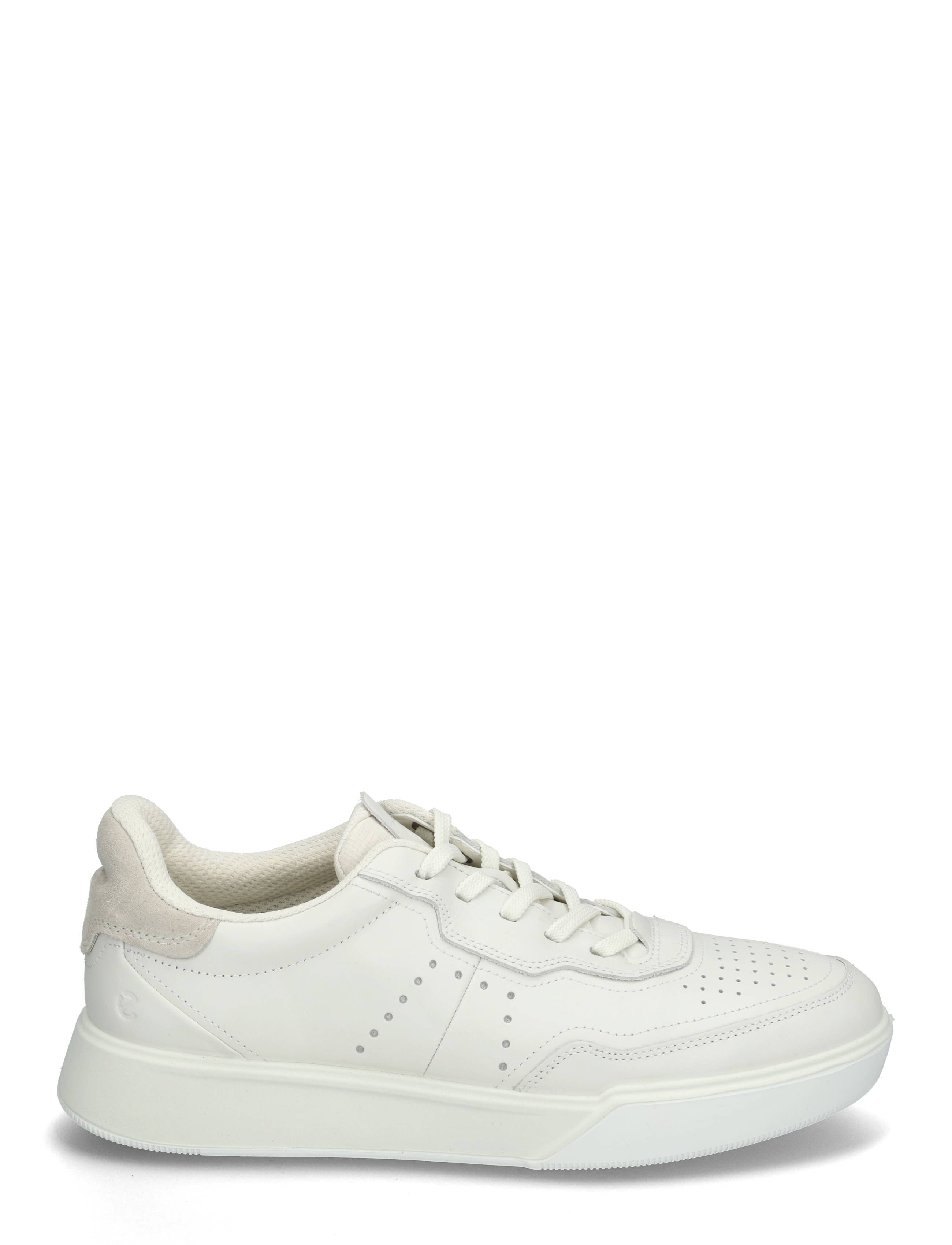 ECCO - STREET COURT M - niedriger schnitt - white/shadow white - 1