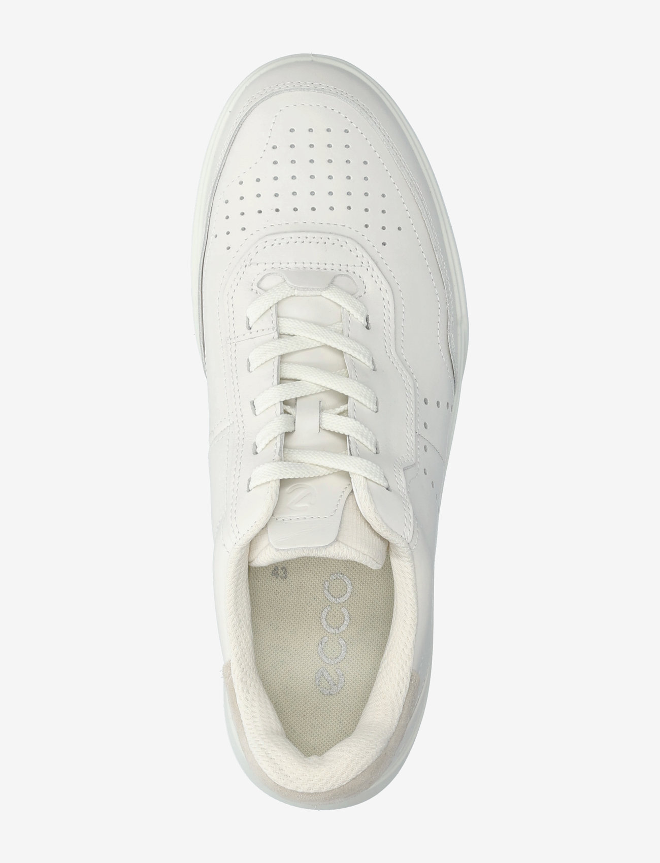 ECCO - STREET COURT M - madala säärega tossud - white/shadow white - 3
