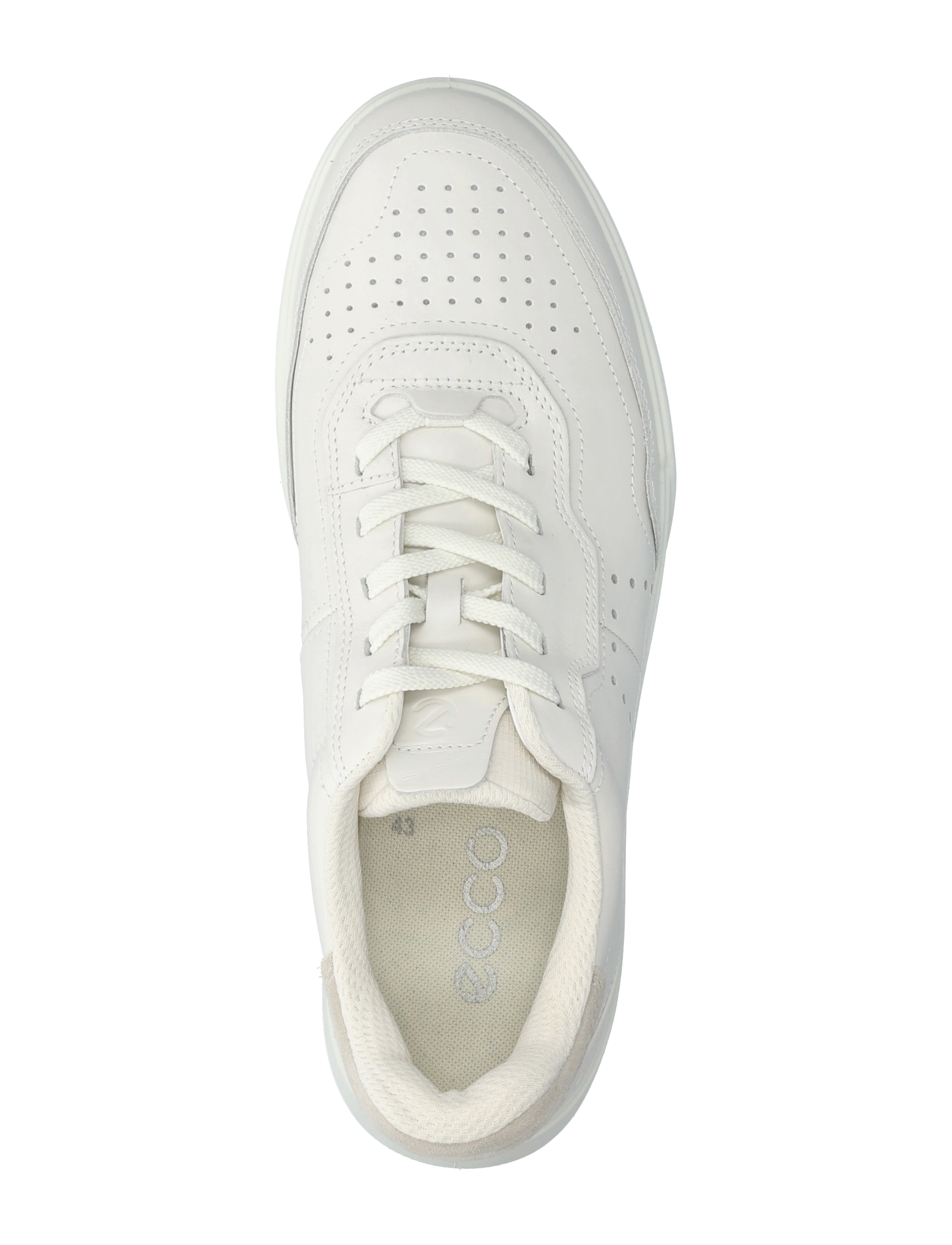 ECCO - STREET COURT M - låga sneakers - white/shadow white - 3