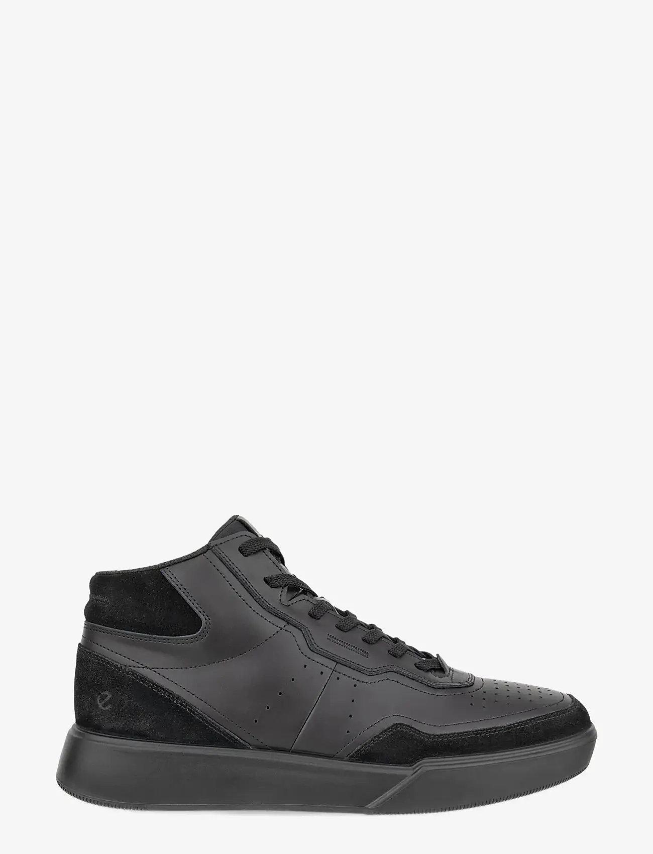 ECCO - STREET COURT M - hohe sneakers - black/black - 1