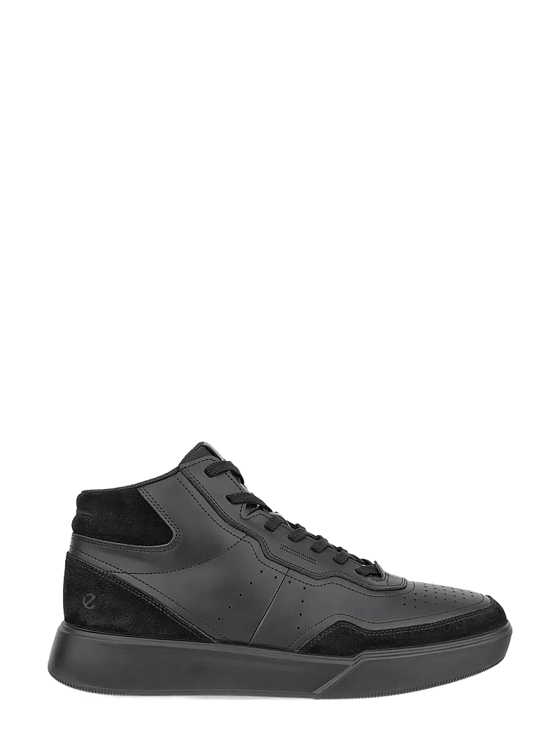 ECCO - STREET COURT M - hohe sneakers - black/black - 1