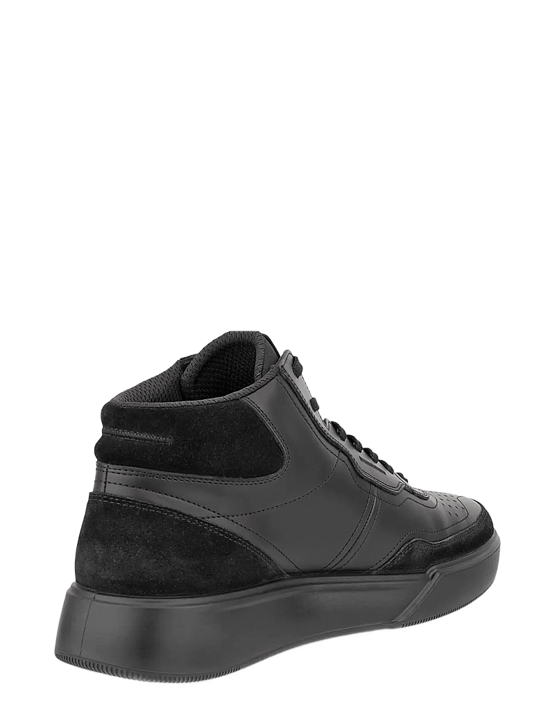 ECCO - STREET COURT M - hohe sneakers - black/black - 2