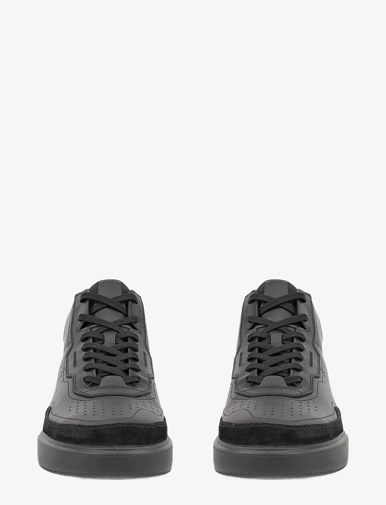ECCO - STREET COURT M - hohe sneakers - black/black - 4