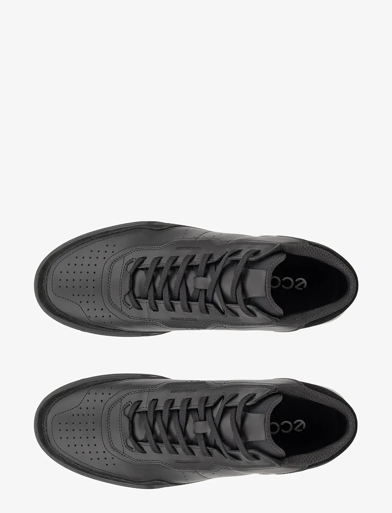 ECCO - STREET COURT M - hohe sneakers - black/black - 5
