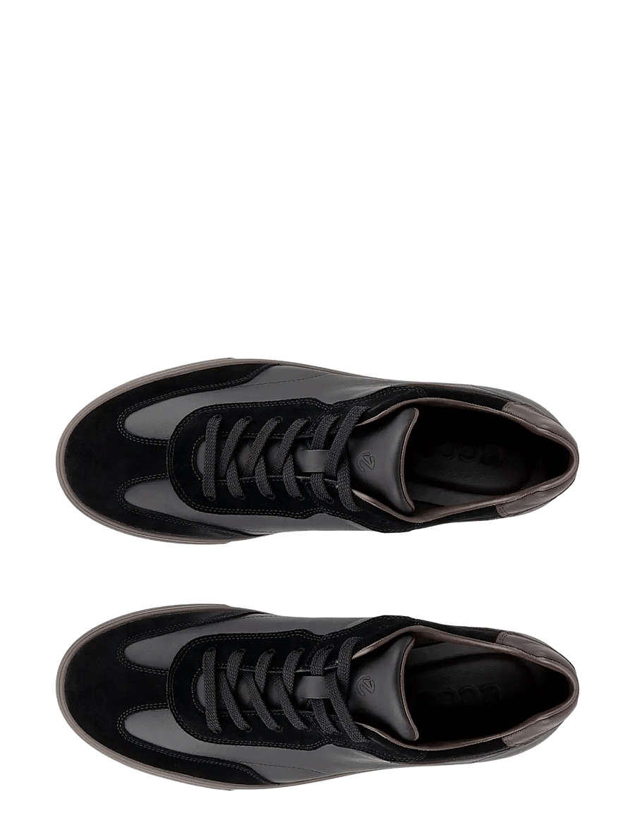 ECCO - SOFT 10 M - lave sneakers - black/black/mocha - 4
