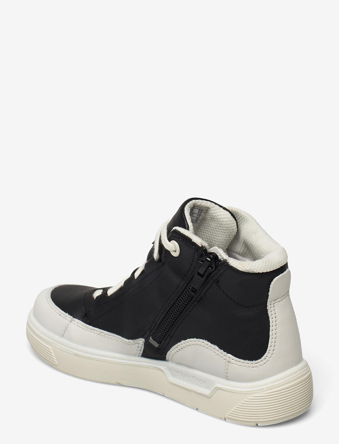 ECCO - STREET TRAY K - black with white - 2