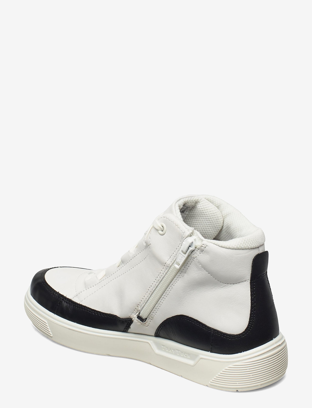 ECCO - STREET TRAY K - white with black - 2