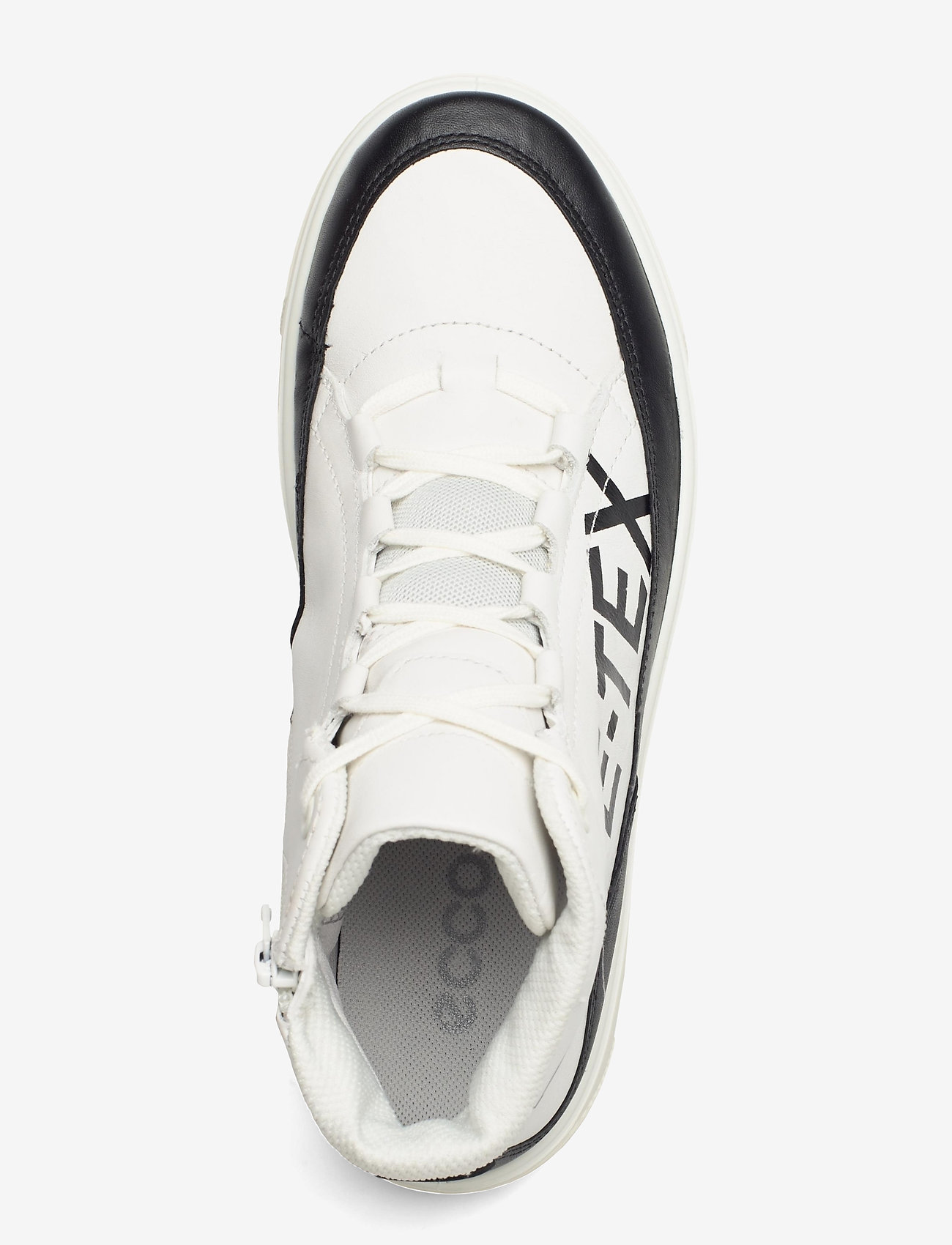 ECCO - STREET TRAY K - white with black - 3