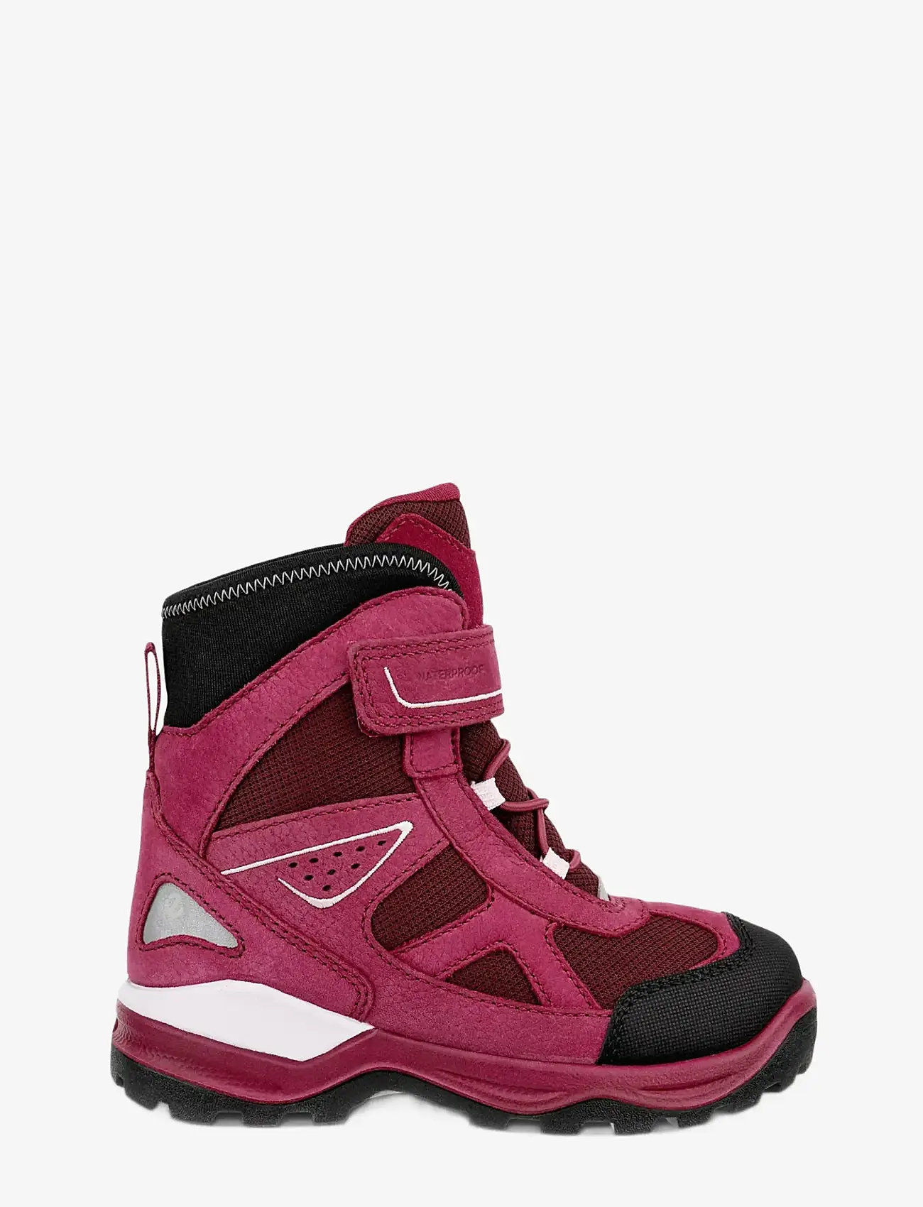 ECCO - SNOW MOUNTAIN - herbstschuhe - black/red plum/dark ruby - 1