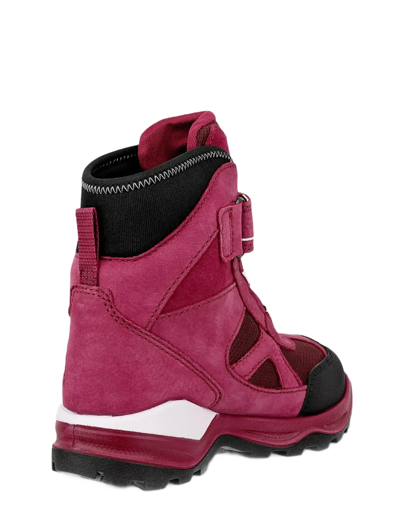ECCO - SNOW MOUNTAIN - høstsko - black/red plum/dark ruby - 2