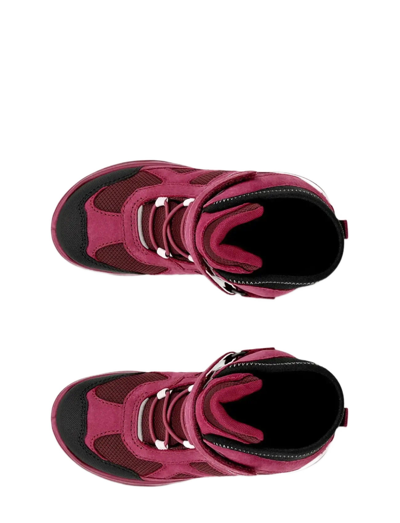 ECCO - SNOW MOUNTAIN - høstsko - black/red plum/dark ruby - 4