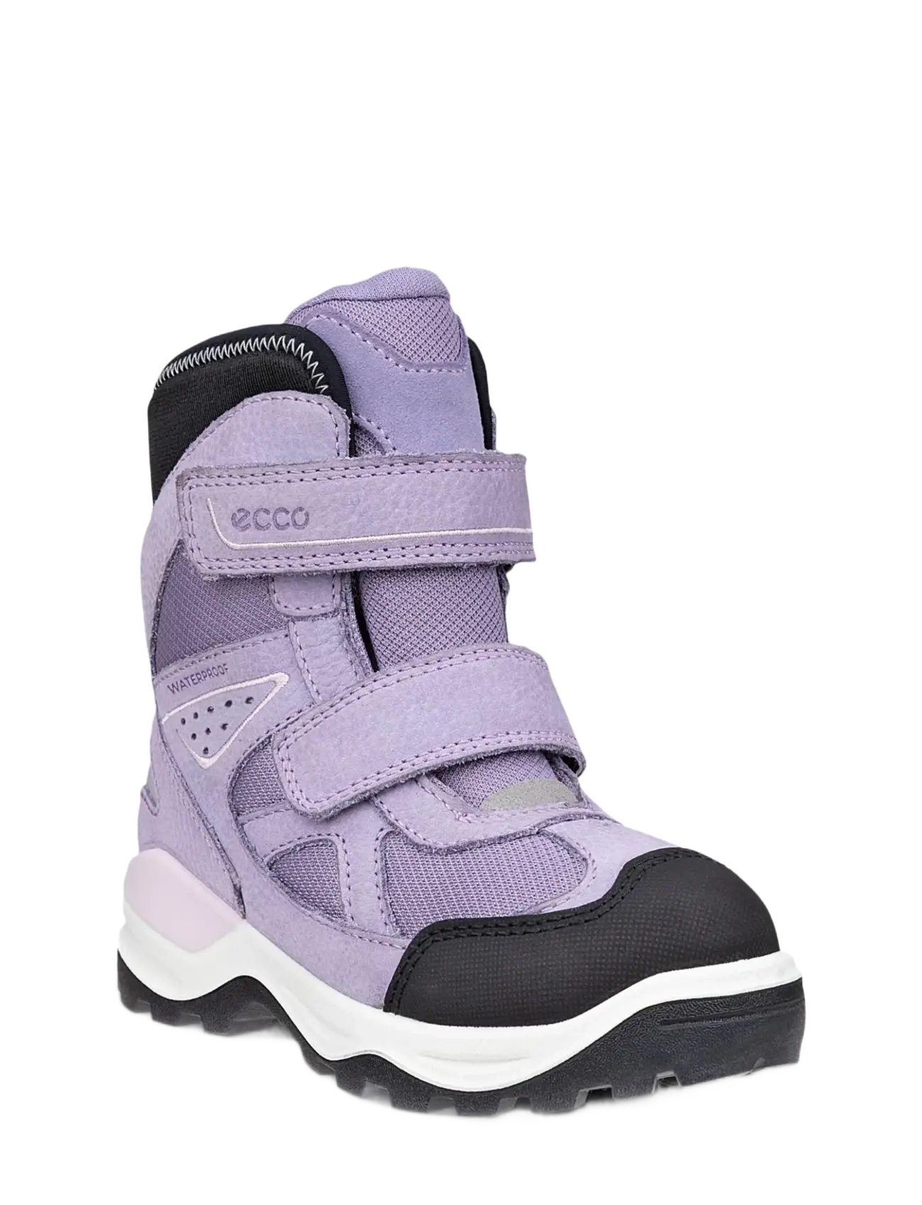 ECCO - SNOW MOUNTAIN - vinterstøvler - black/light purple/light purple - 0