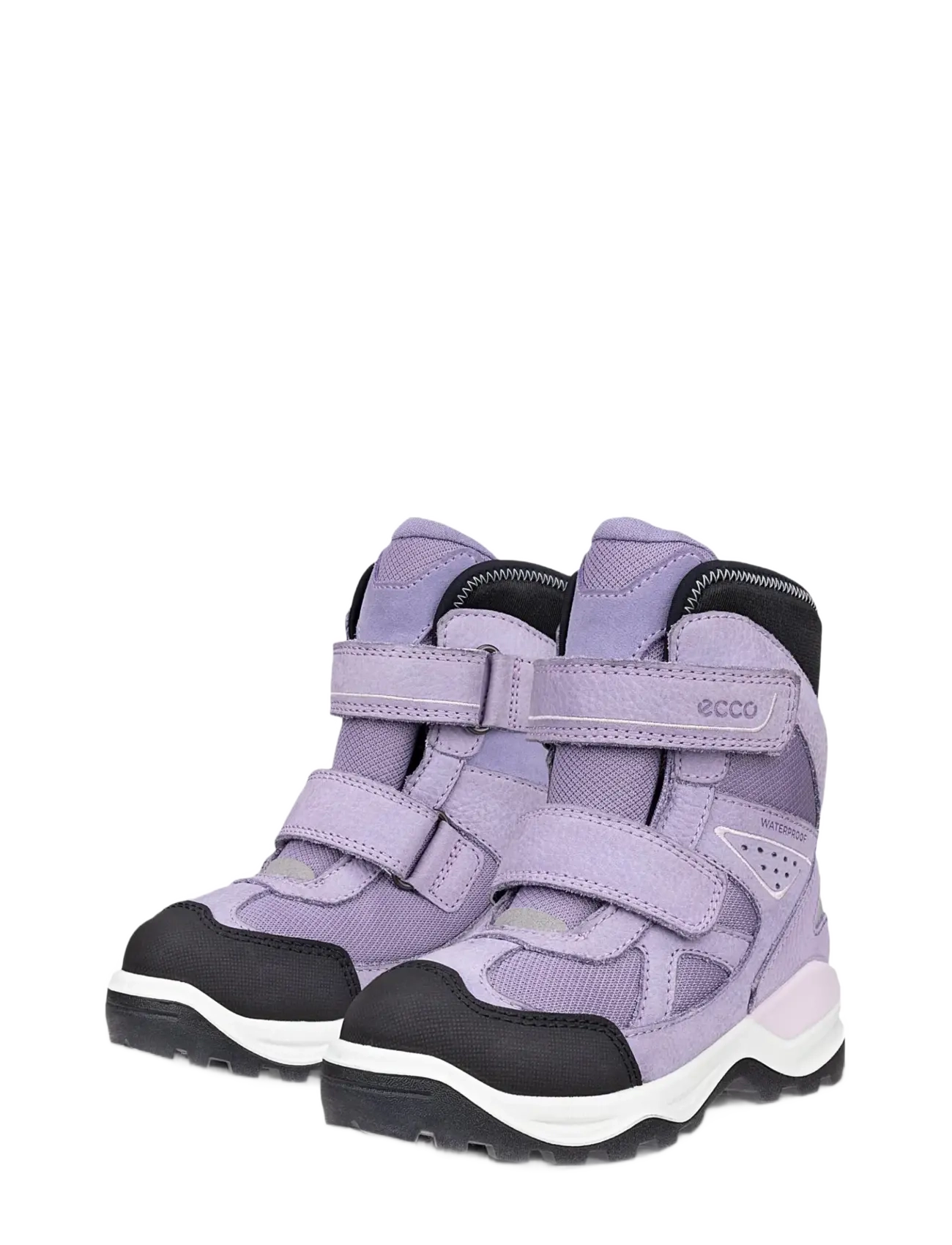 ECCO - SNOW MOUNTAIN - vinterstøvler - black/light purple/light purple - 5