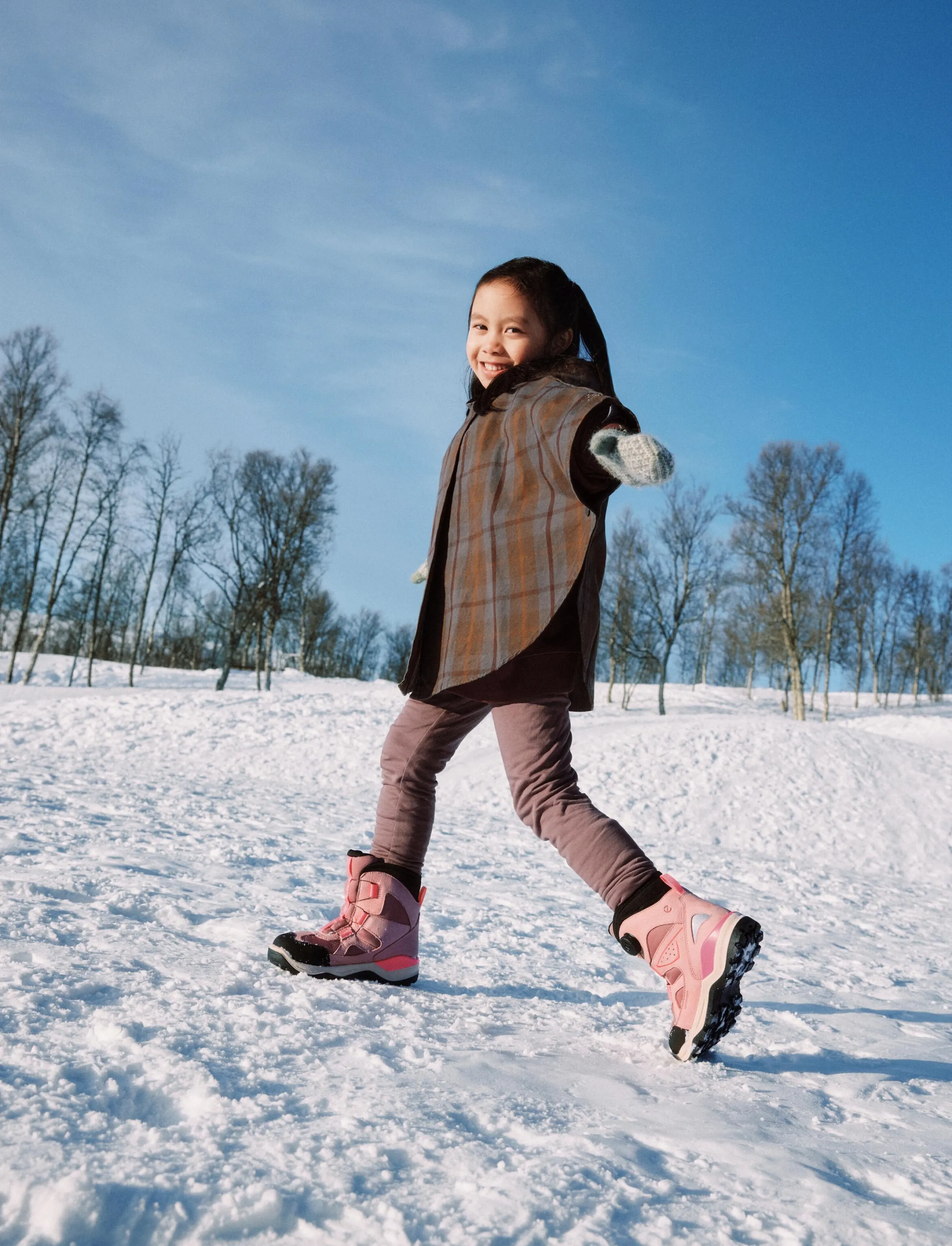 ECCO - SNOW MOUNTAIN - vinterstøvler - blush/blush/blush - 0