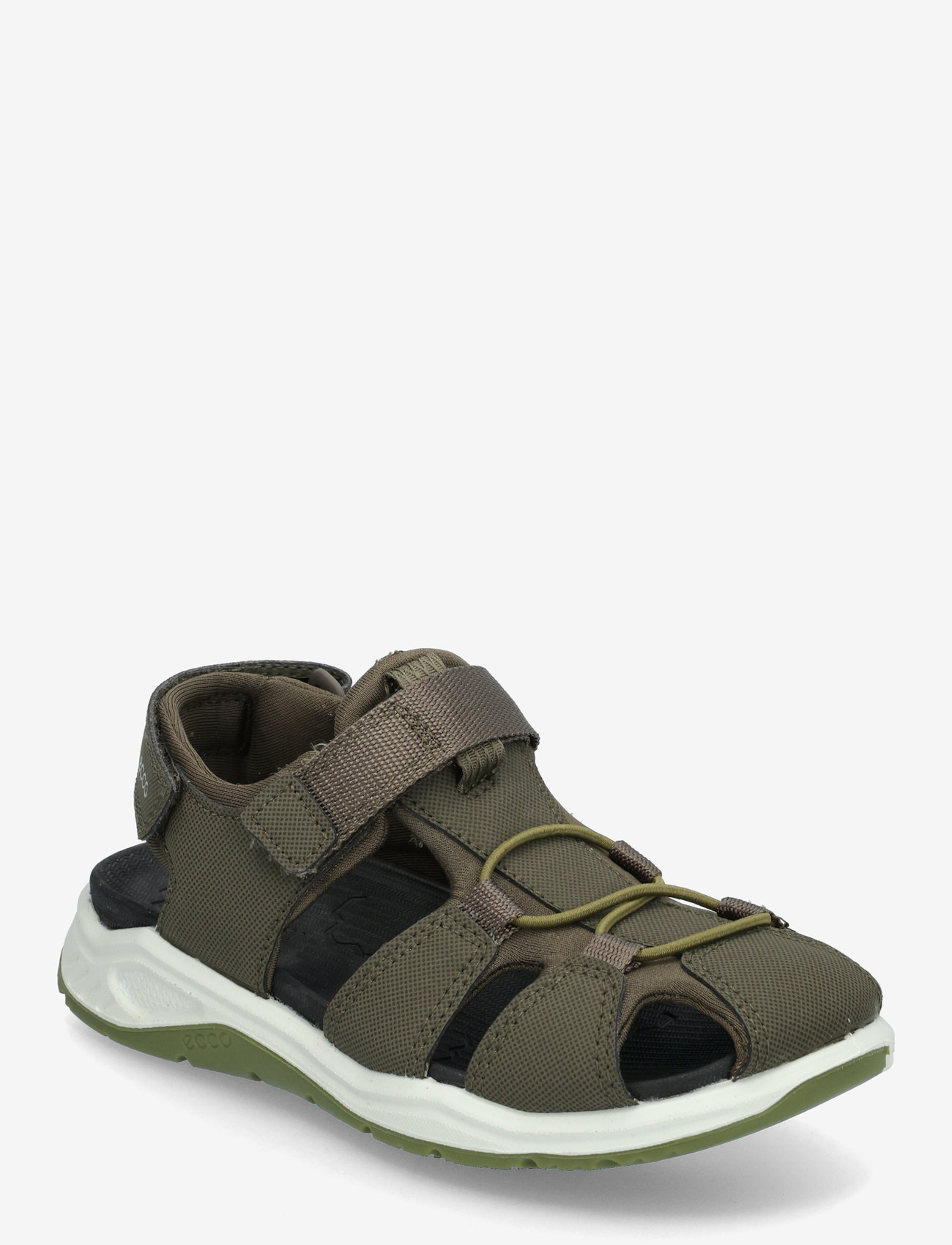 Green Ecco Sandals Mens Olive ECCO Offroad Men's Sports Outdoor