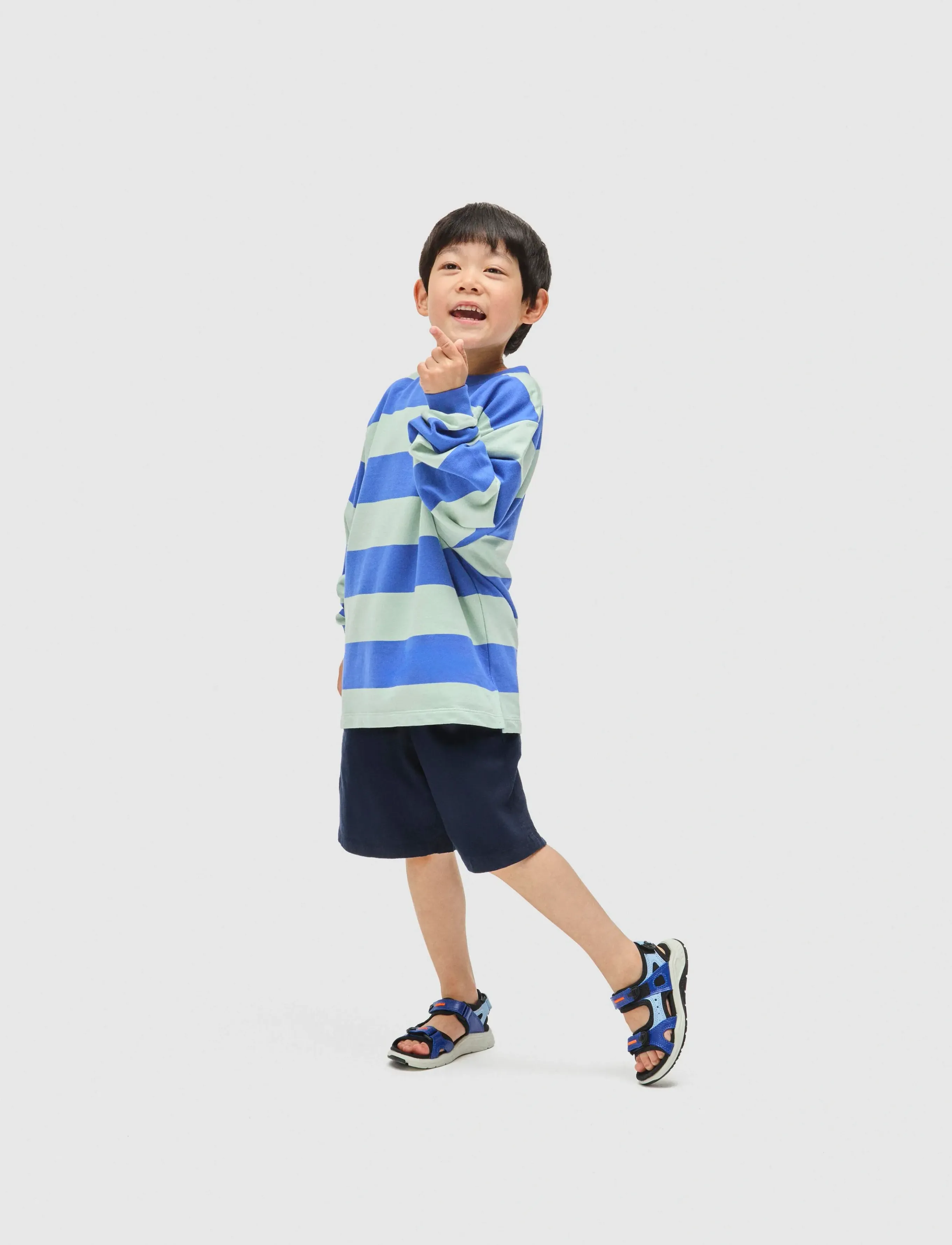ECCO X-Trinsic K, 24, Summer Schuhe, Blau - Sandals, Kinder