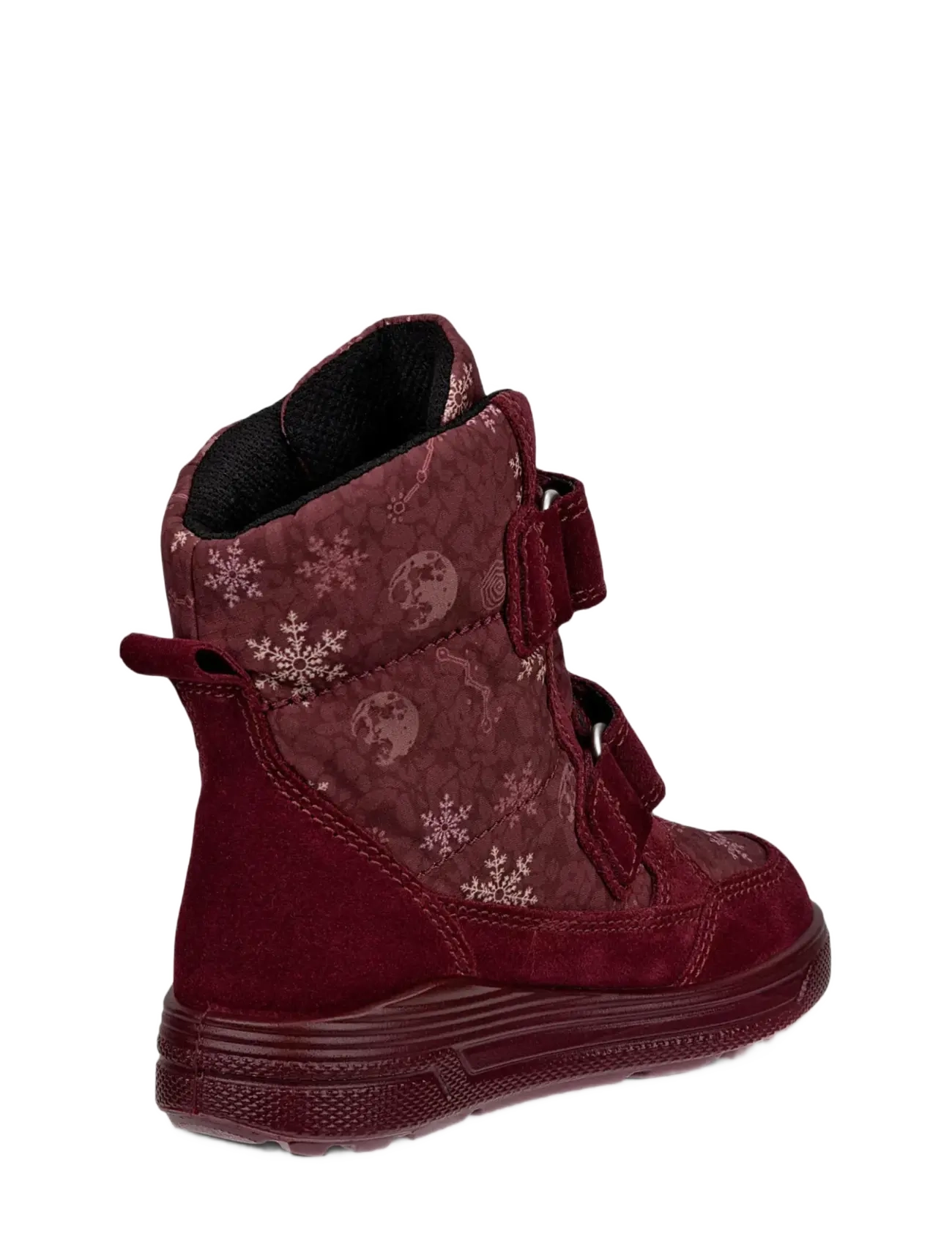 ECCO - URBAN SNOWBOARDER - efterårssko - dark ruby/snowflake print - 3
