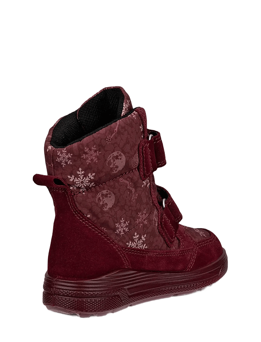 ECCO - URBAN SNOWBOARDER - vinterstøvler - dark ruby/snowflake print - 3