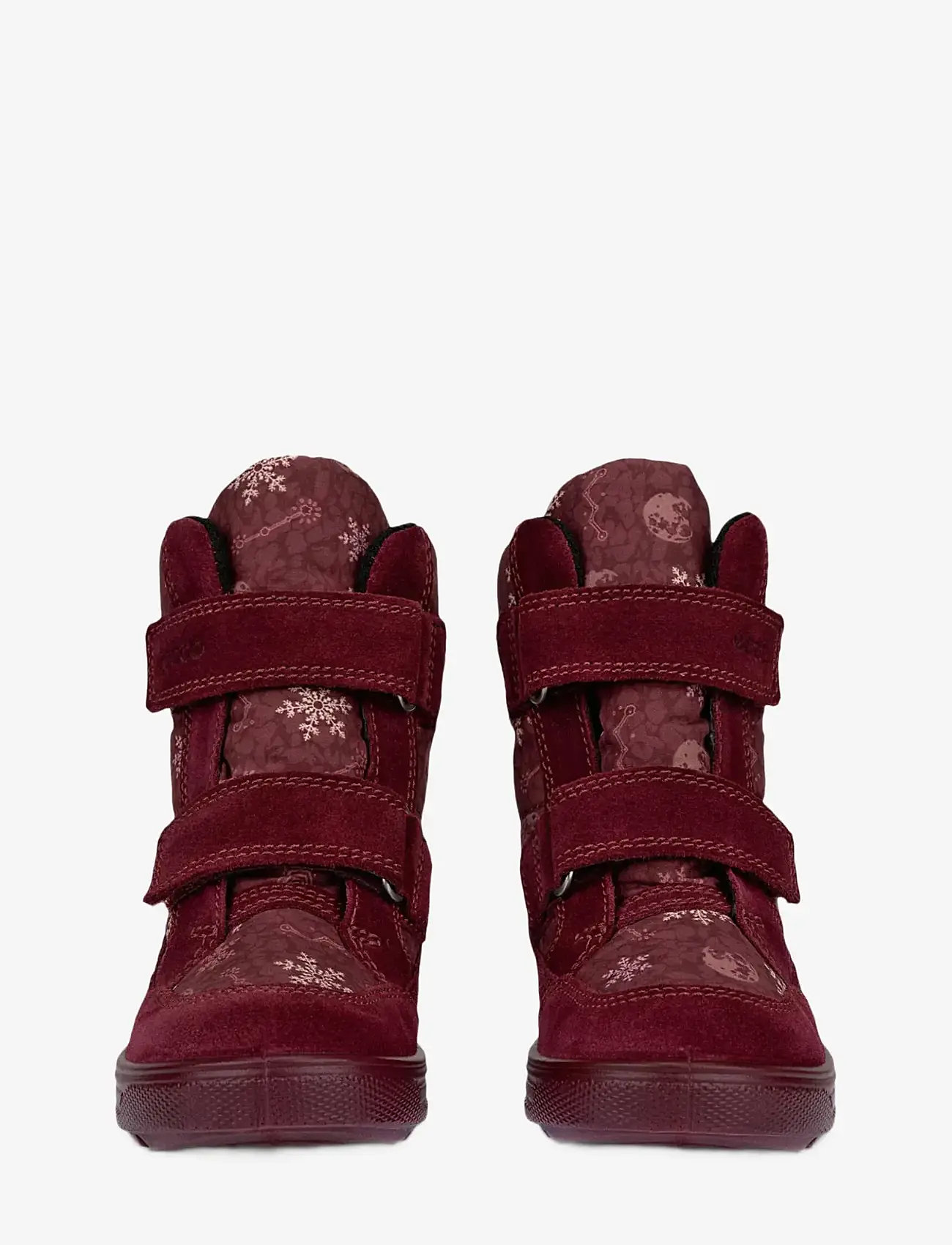 ECCO - URBAN SNOWBOARDER - vinterstøvler - dark ruby/snowflake print - 5
