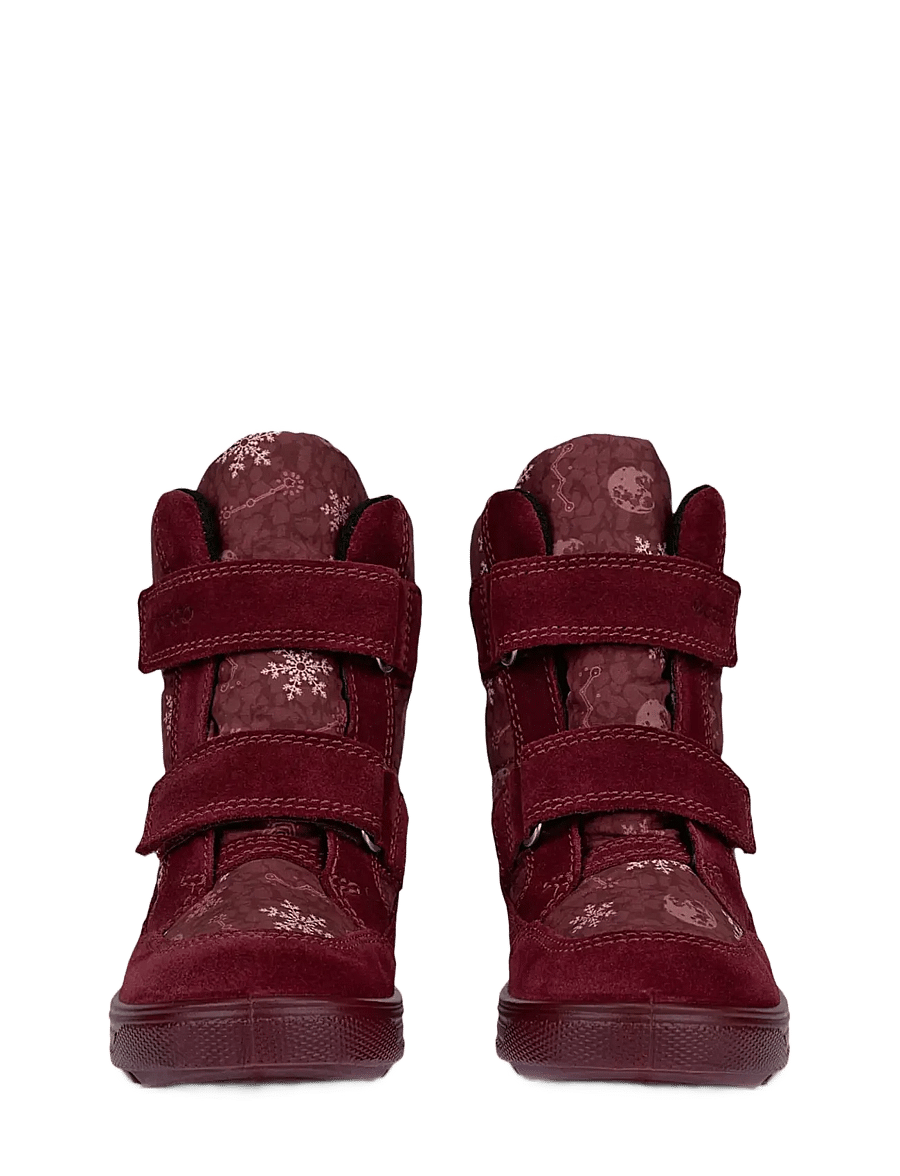 ECCO - URBAN SNOWBOARDER - vinterstøvler - dark ruby/snowflake print - 5