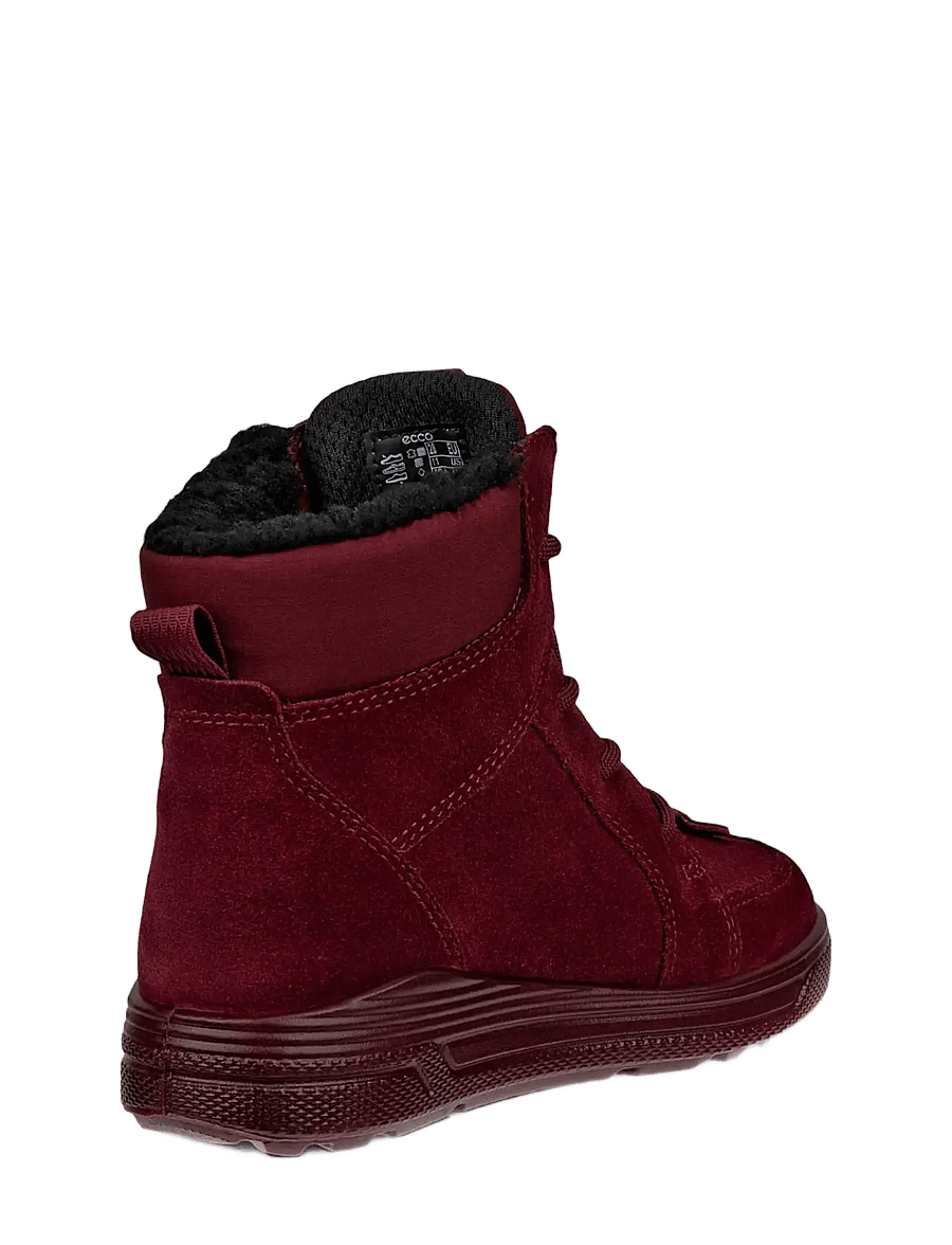 ECCO - URBAN SNOWBOARDER - vinterstøvler - dark ruby/dark ruby - 2