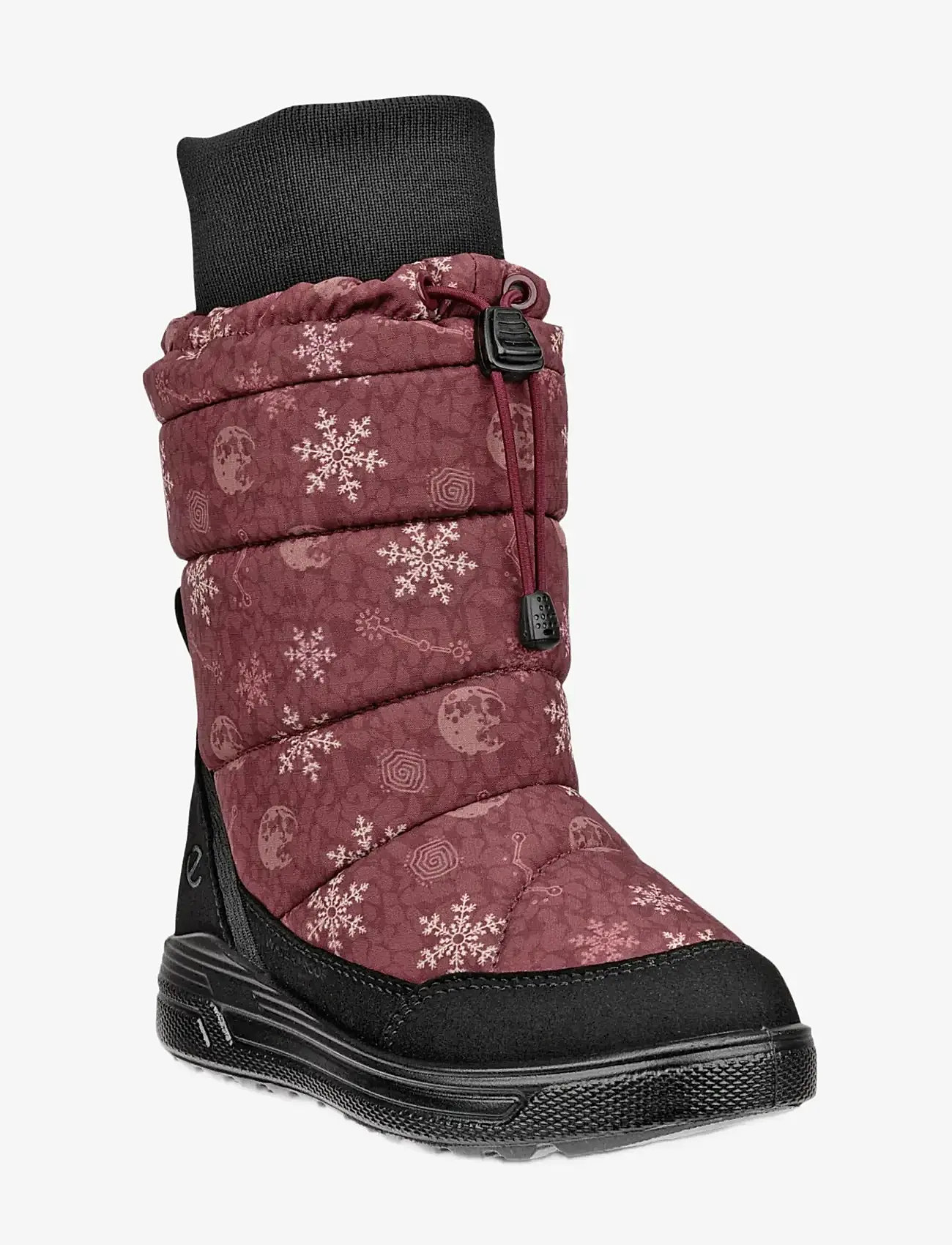 ECCO - URBAN SNOWBOARDER - vinterstövlar - black/snowflake print - 0