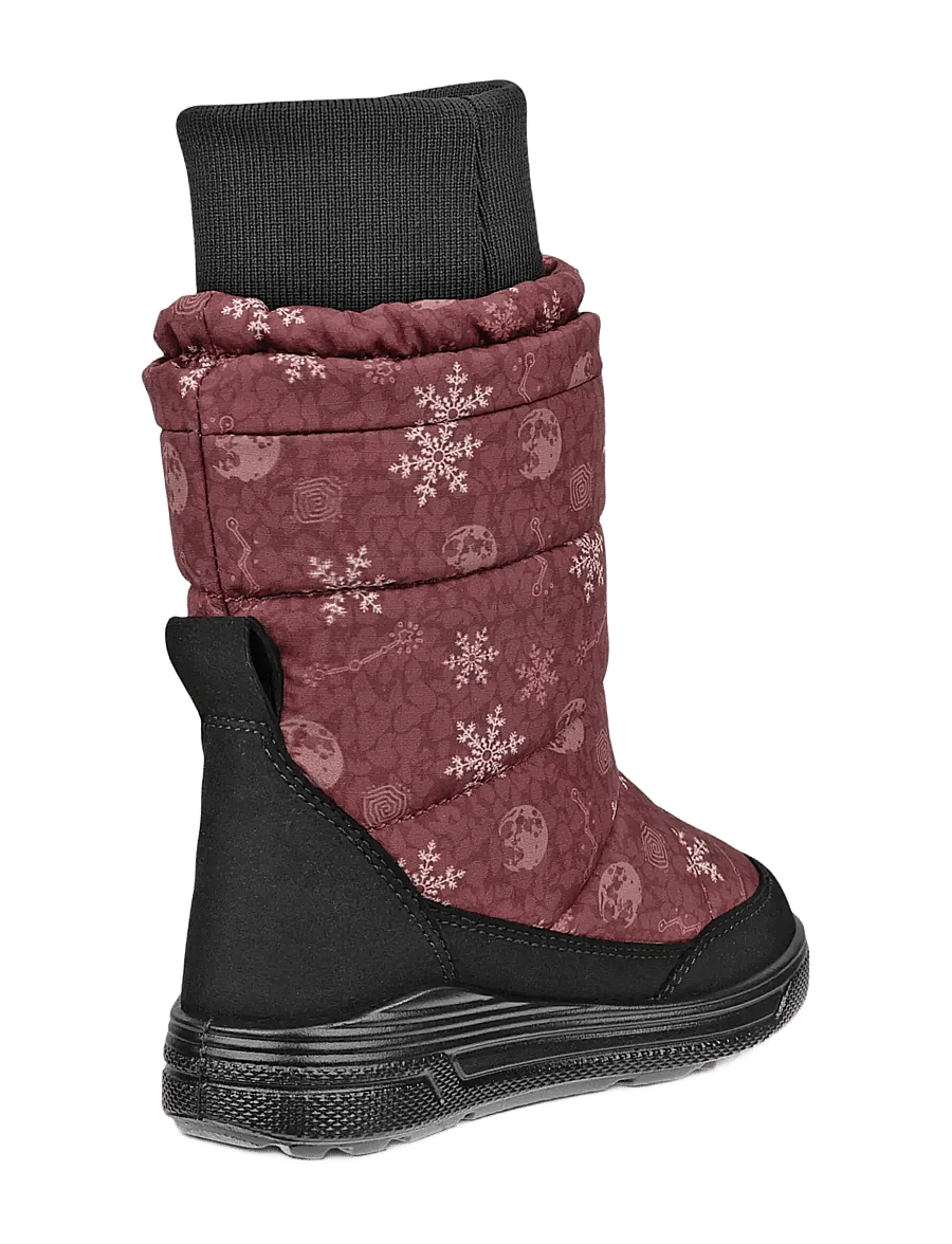 ECCO - URBAN SNOWBOARDER - talvesaapad - black/snowflake print - 2