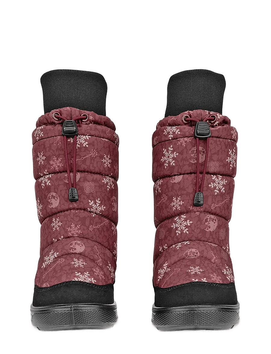 ECCO - URBAN SNOWBOARDER - talvesaapad - black/snowflake print - 4