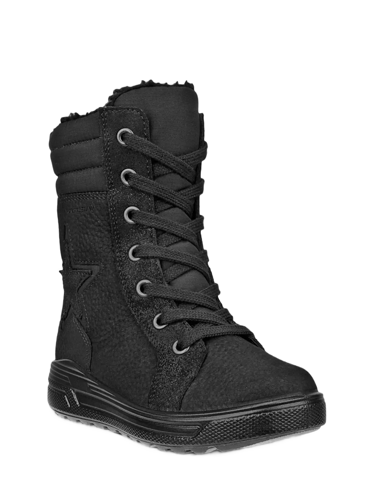 ECCO Urban Snowboarder, 32, Winter Boots, Schwarz - Boots W. Laces, Kinder