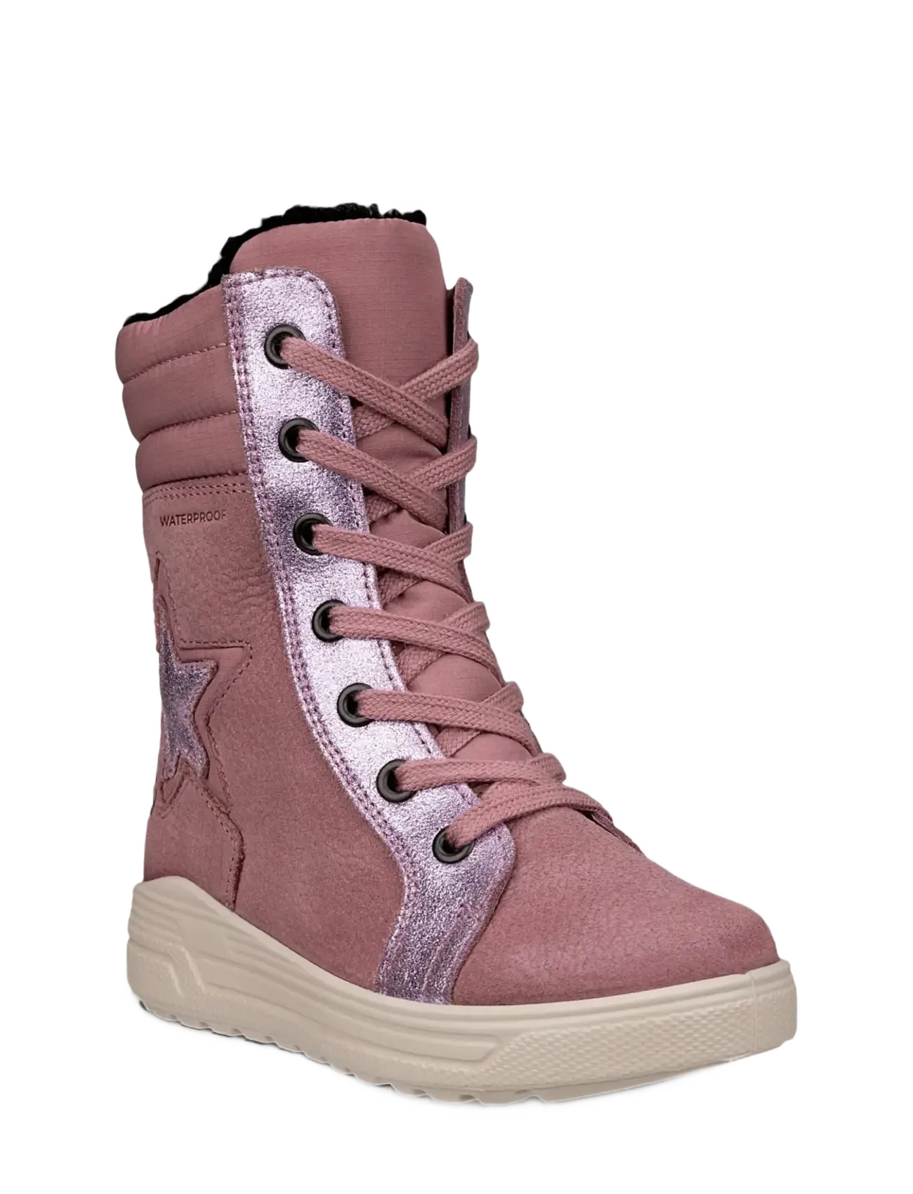 ECCO Urban Snowboarder, 29, Winter Boots, Rosa - Boots W. Laces, Kinder