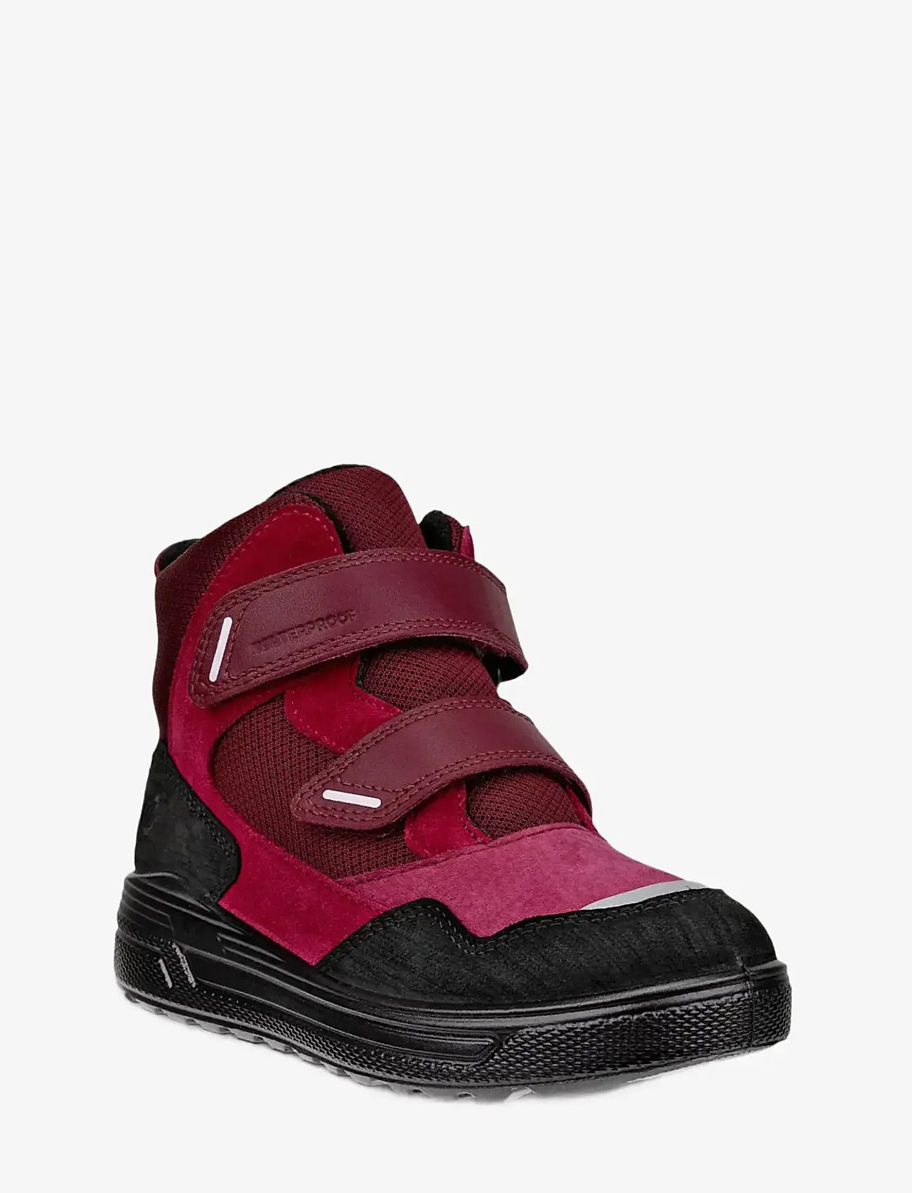 ECCO - URBAN SNOWBOARDER - vinterstövlar - black/red plum/dark ruby - 0