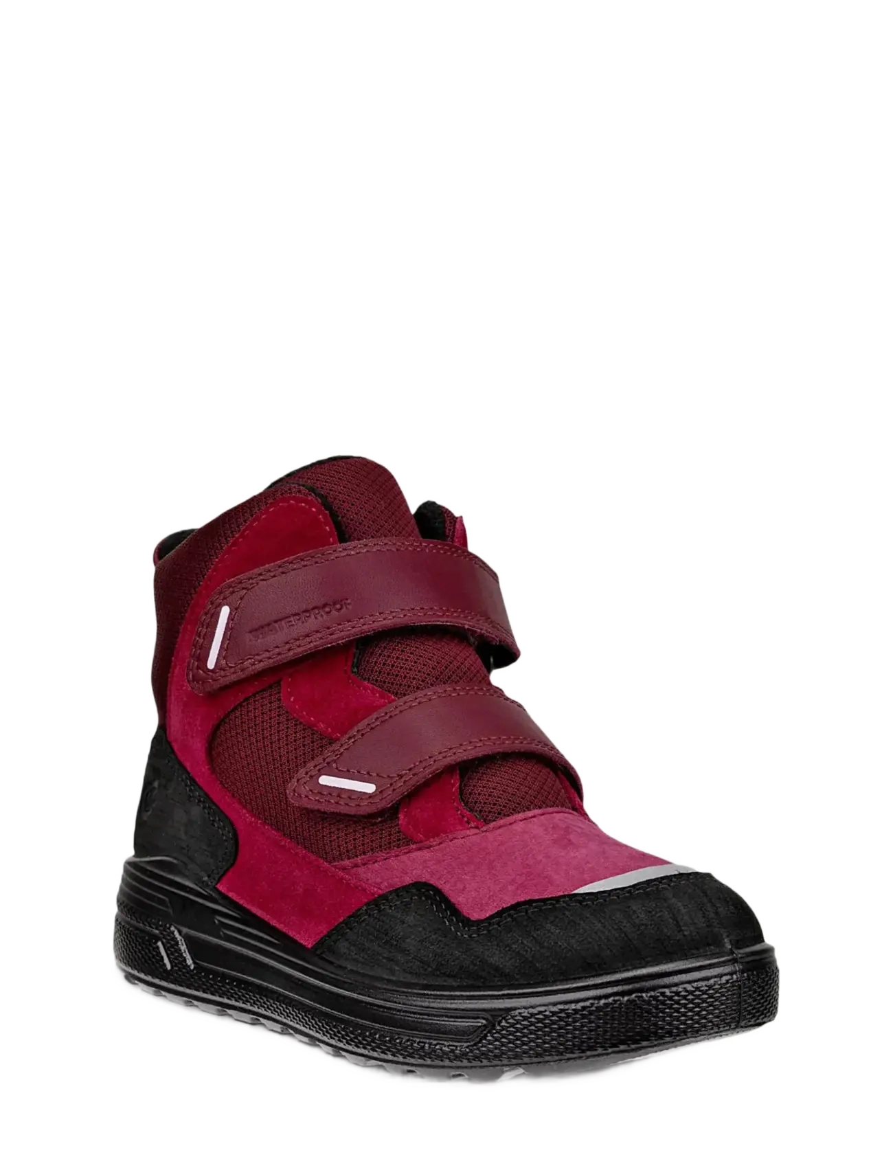 ECCO URBAN SNOWBOARDER - Vinterstövlar - BLACK/RED PLUM/DARK RUBY / burgundy