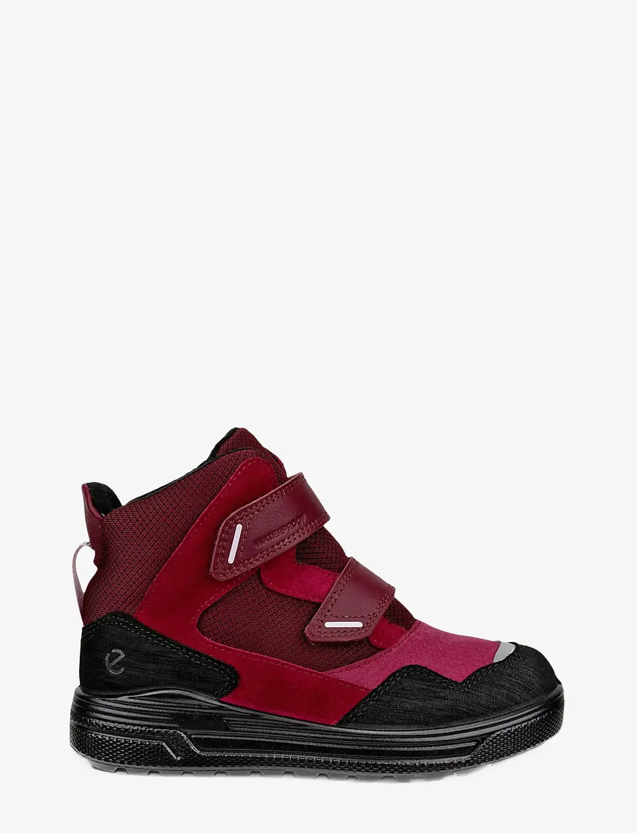 ECCO - URBAN SNOWBOARDER - vinterstövlar - black/red plum/dark ruby - 1