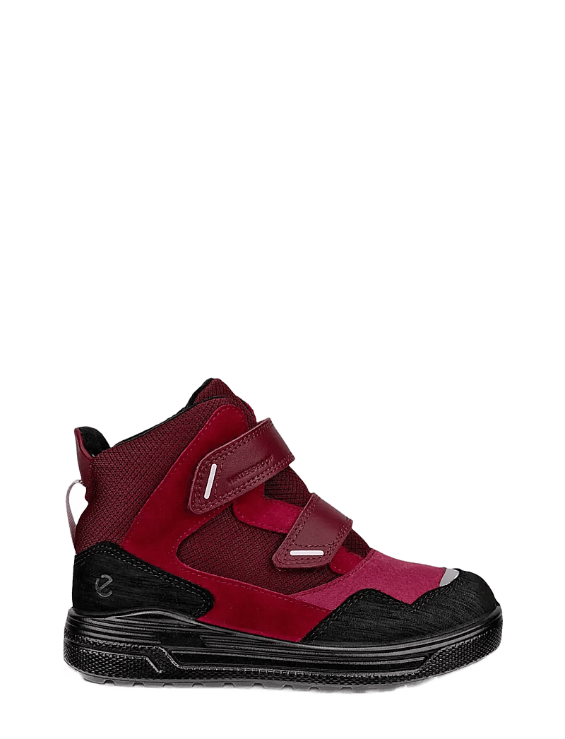 ECCO - URBAN SNOWBOARDER - vinterstövlar - black/red plum/dark ruby - 1