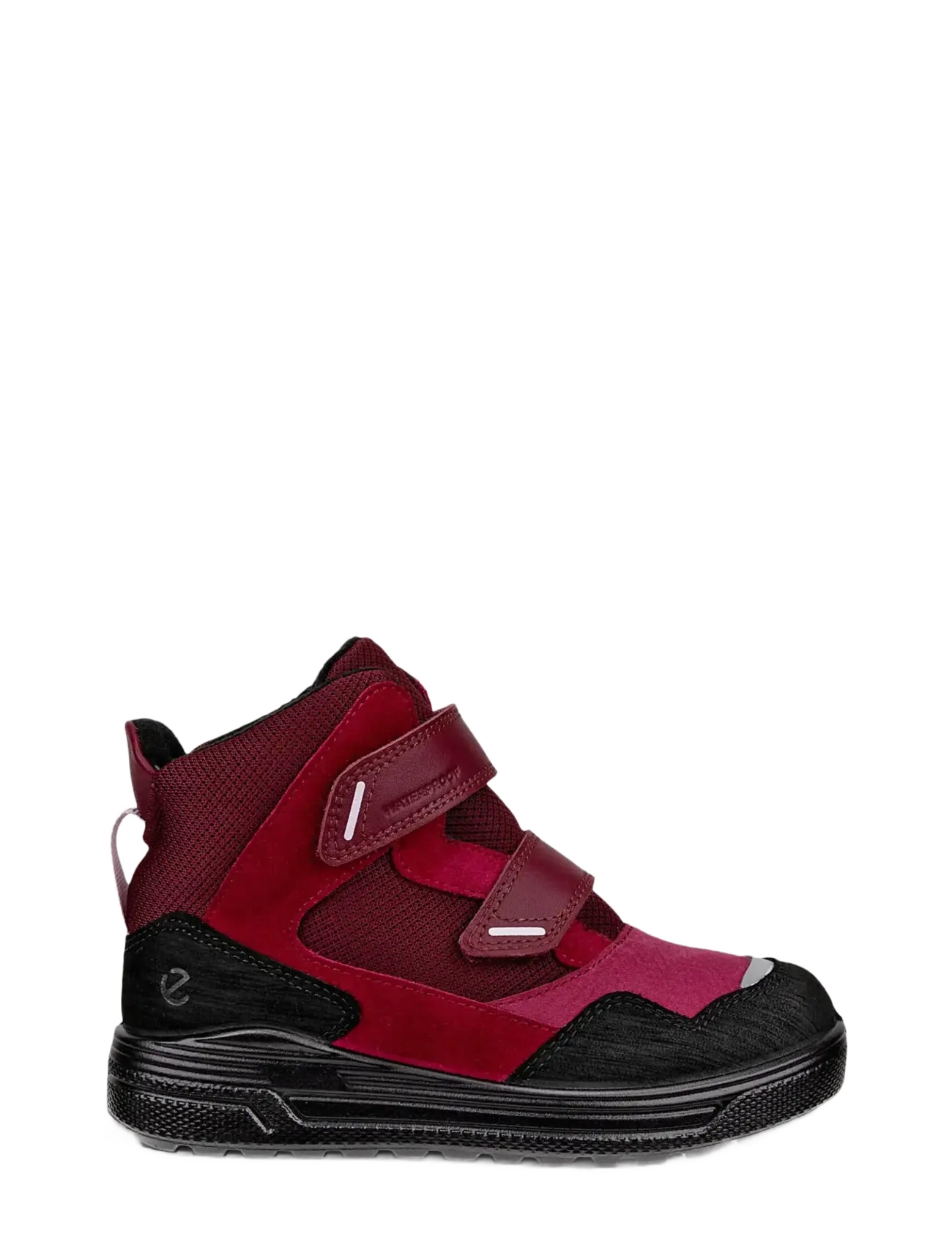 ECCO - URBAN SNOWBOARDER - fall shoes - black/red plum/dark ruby - 1