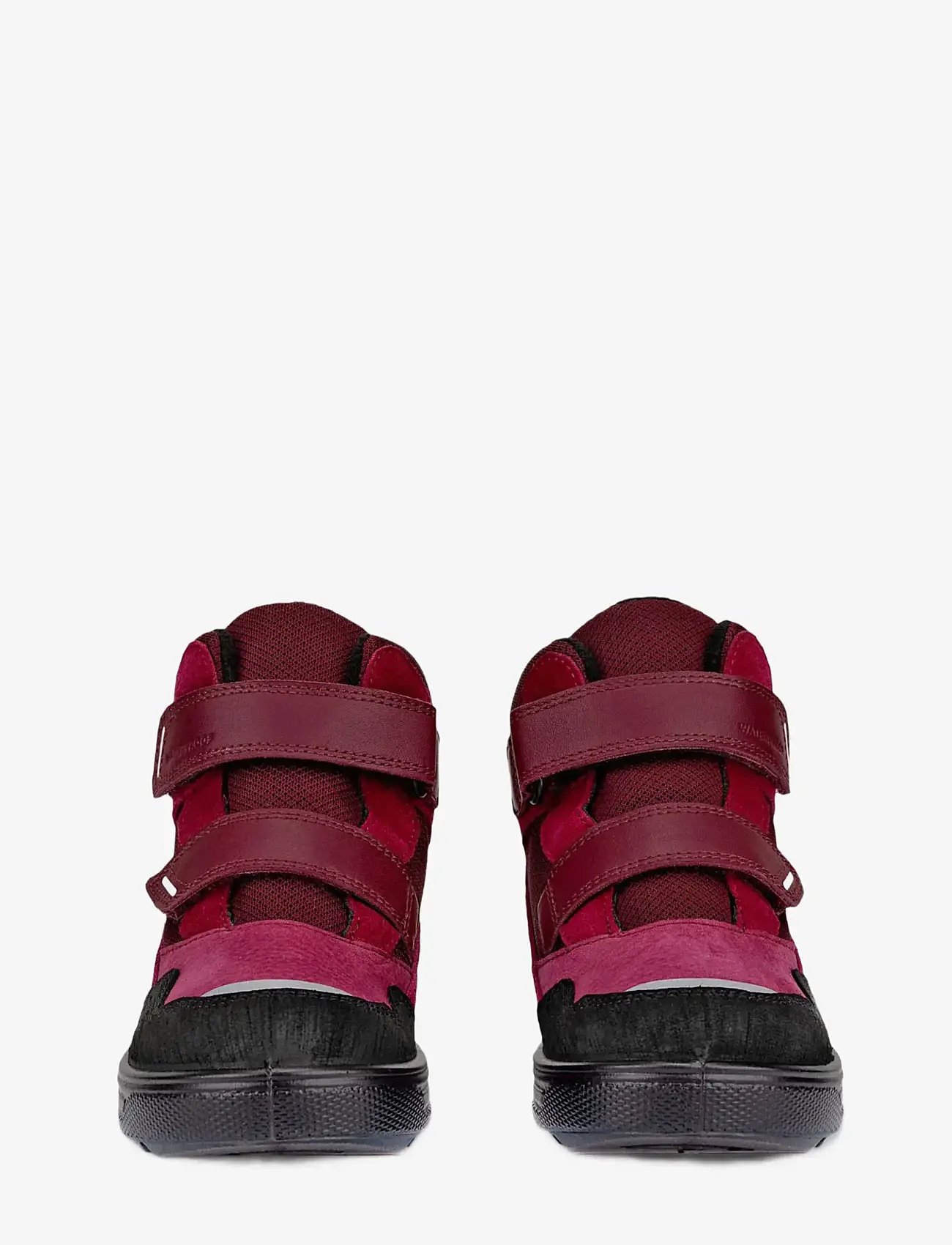 ECCO - URBAN SNOWBOARDER - vinterstövlar - black/red plum/dark ruby - 4