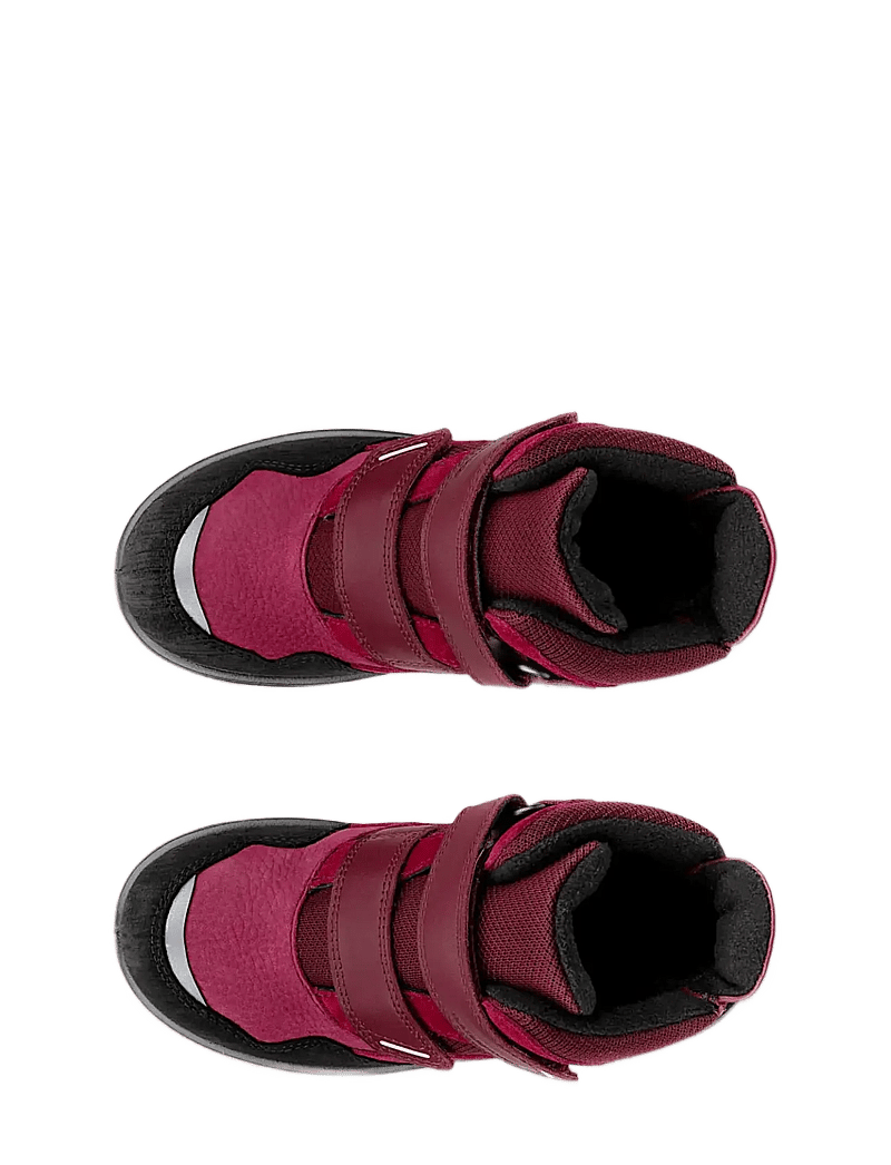 ECCO - URBAN SNOWBOARDER - vinterstövlar - black/red plum/dark ruby - 5