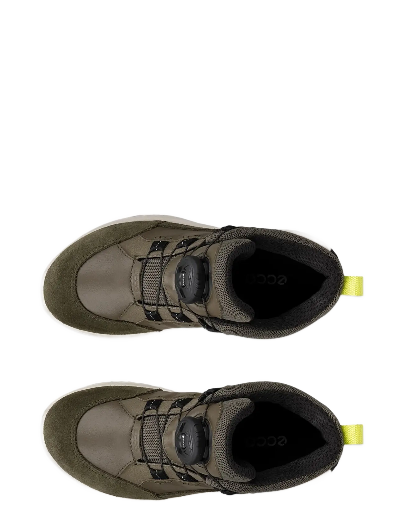ECCO - RECEPTOR XP K - winter boots - tarmac/tarmac/lime punch - 4