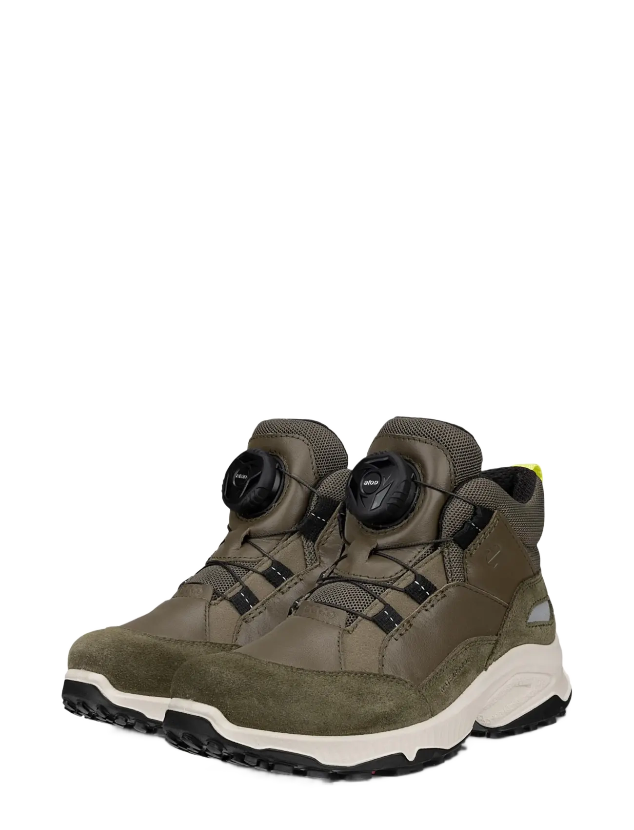 ECCO - RECEPTOR XP K - winter boots - tarmac/tarmac/lime punch - 5