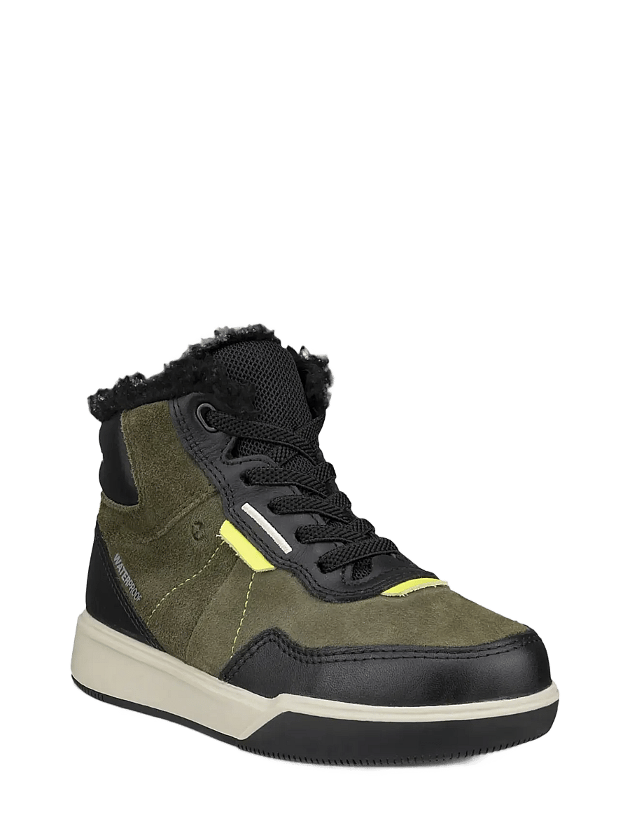 ECCO - STREET COURT K - höga sneakers - black/tarmac/black - 0
