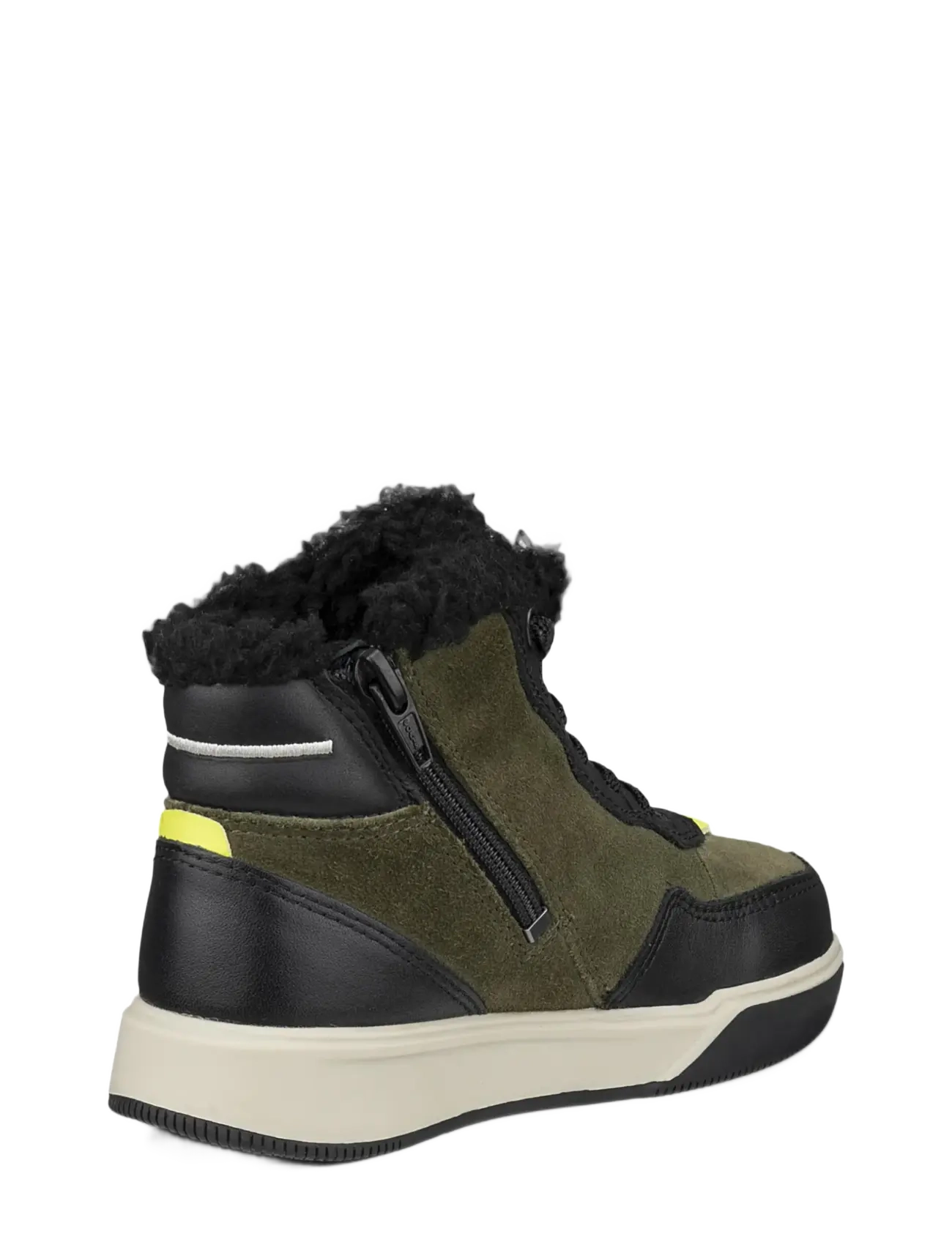 ECCO - STREET COURT K - höga sneakers - black/tarmac/black - 2