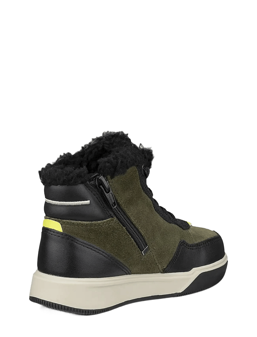 ECCO - STREET COURT K - höga sneakers - black/tarmac/black - 2
