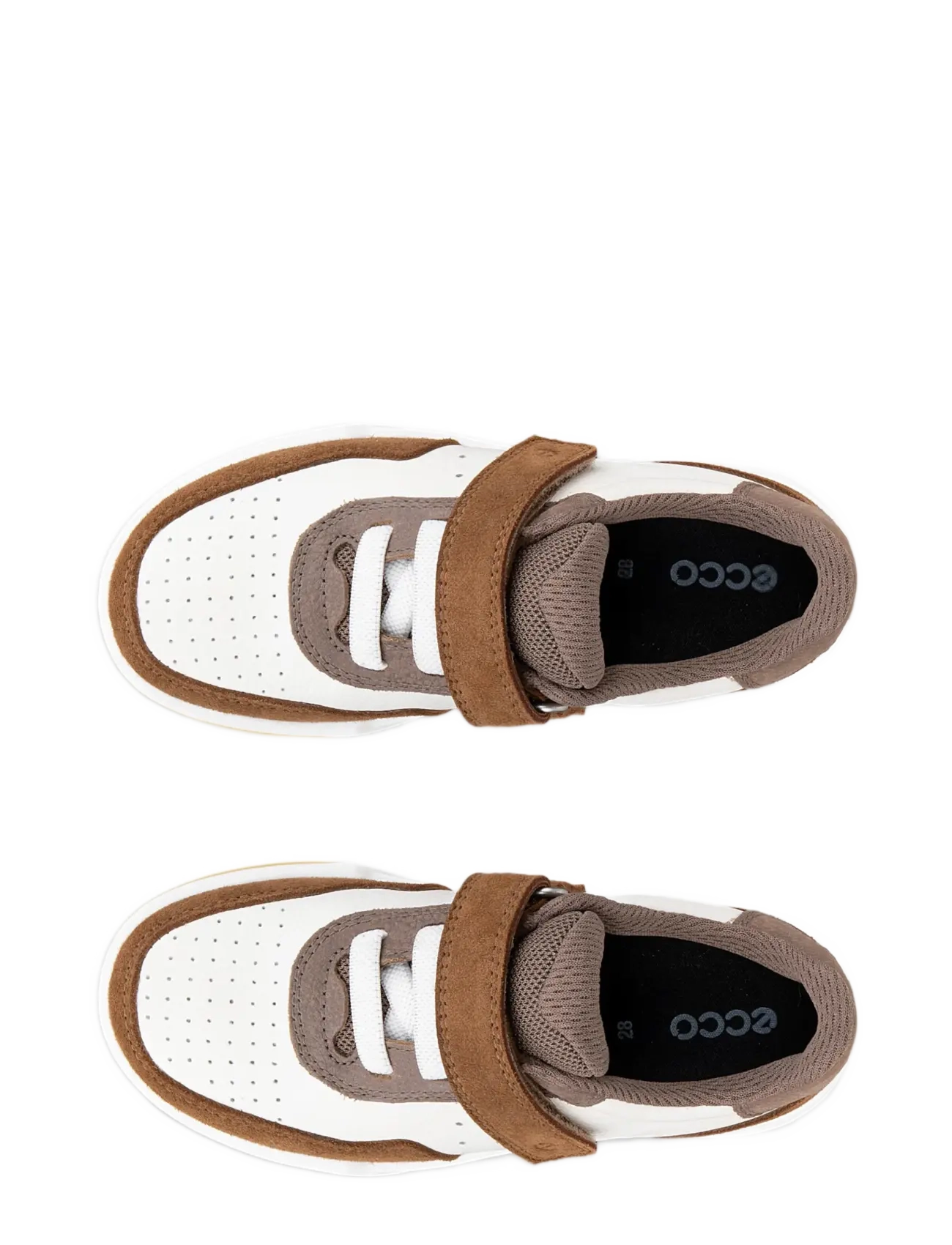 ECCO - STREET COURT K - niedriger schnitt - camel/white/marron - 4