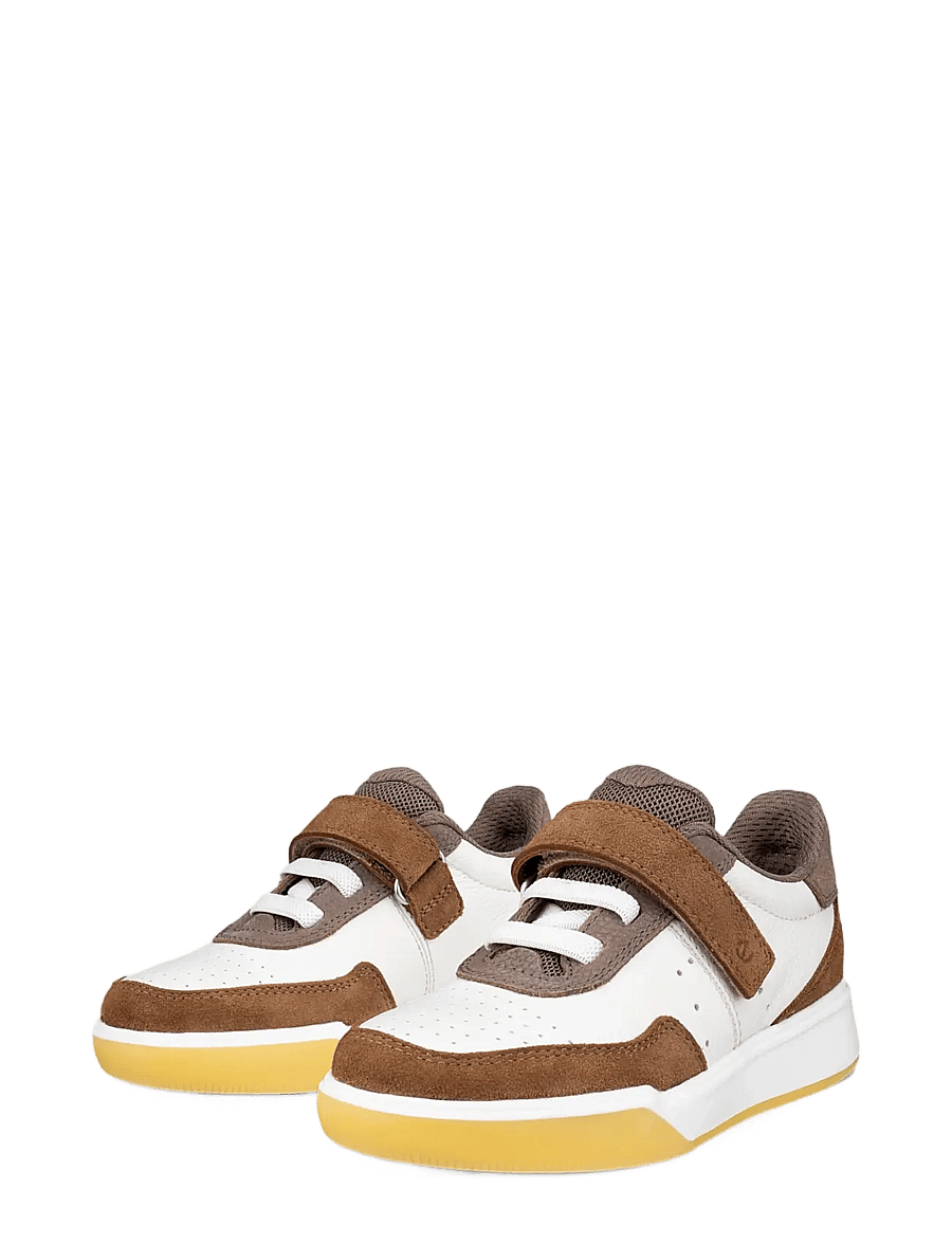 ECCO - STREET COURT K - niedriger schnitt - camel/white/marron - 5