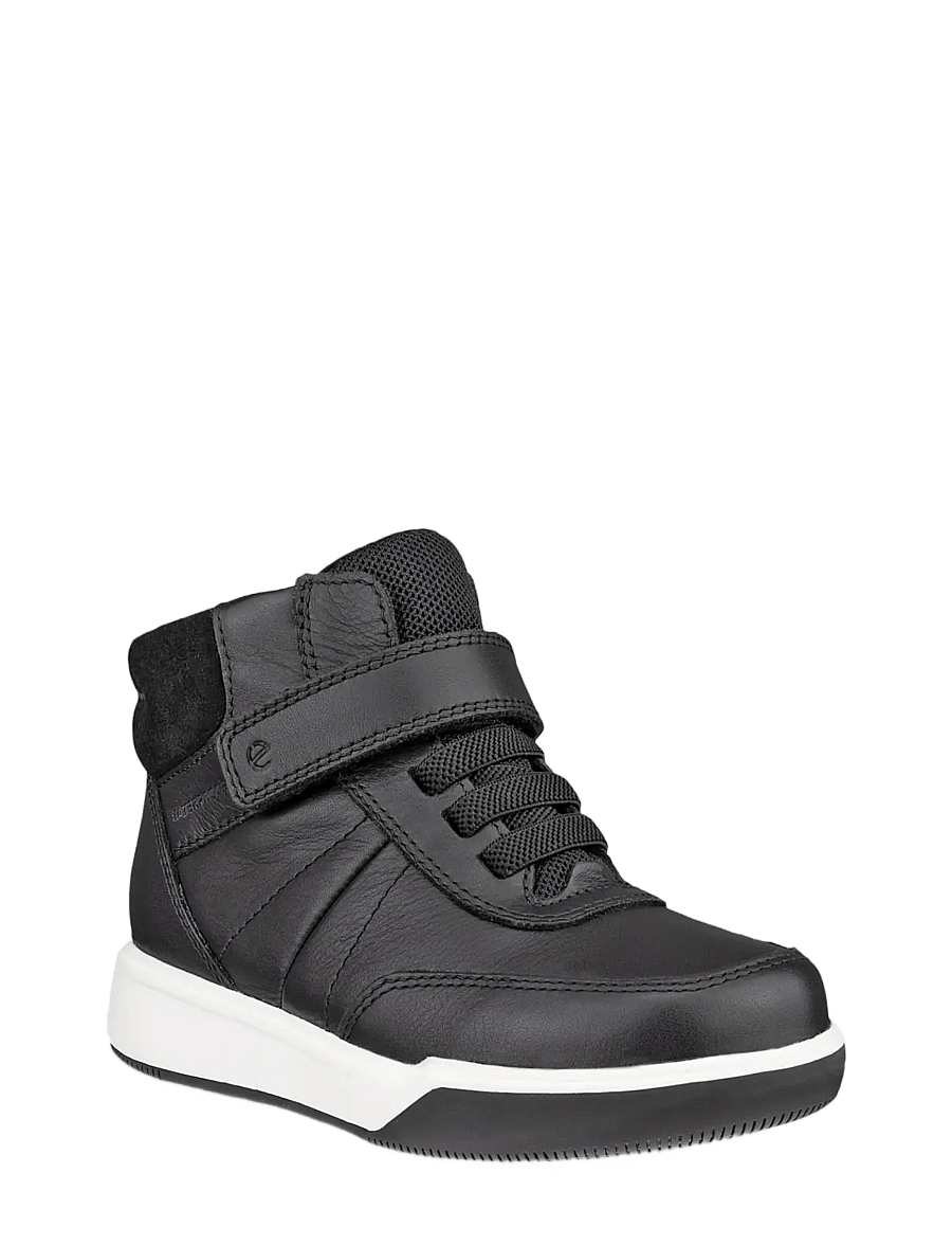 ECCO - STREET COURT K - höga sneakers - black/black/black - 0